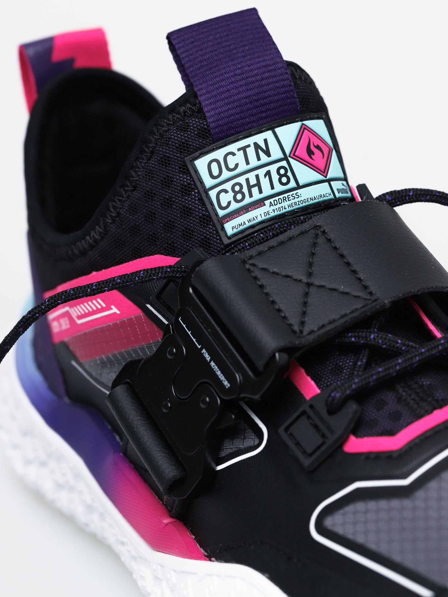 Buty Puma Hi Octn X Nfs Trainers (black white pink)