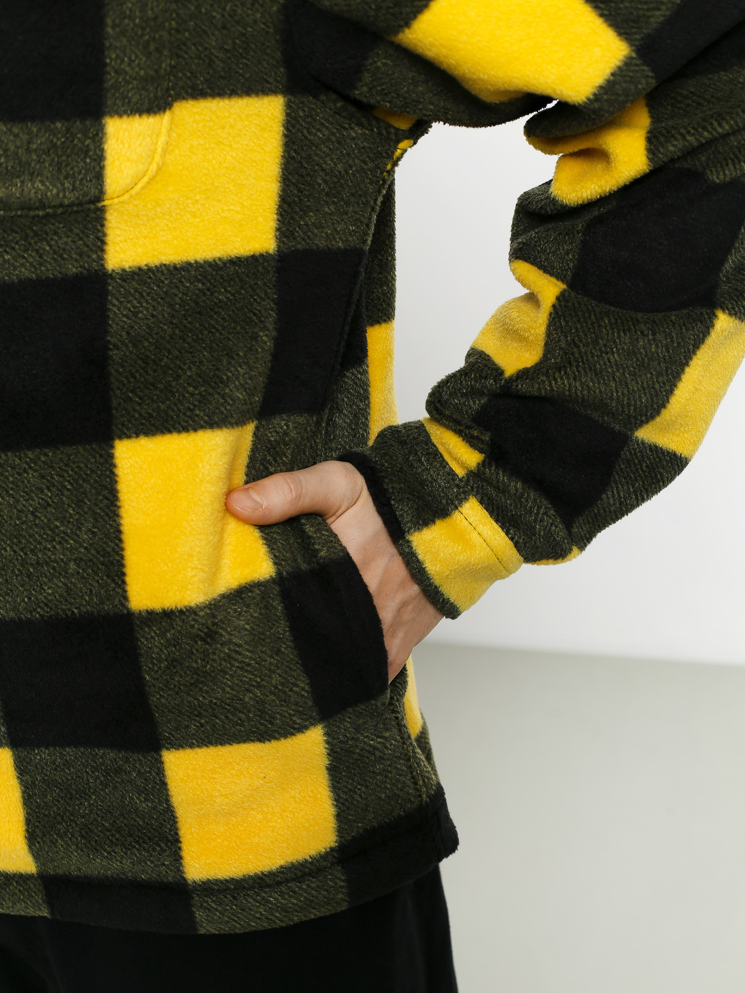 Polar Stussy Polar Fleece Zip Up - żółty (yellow)