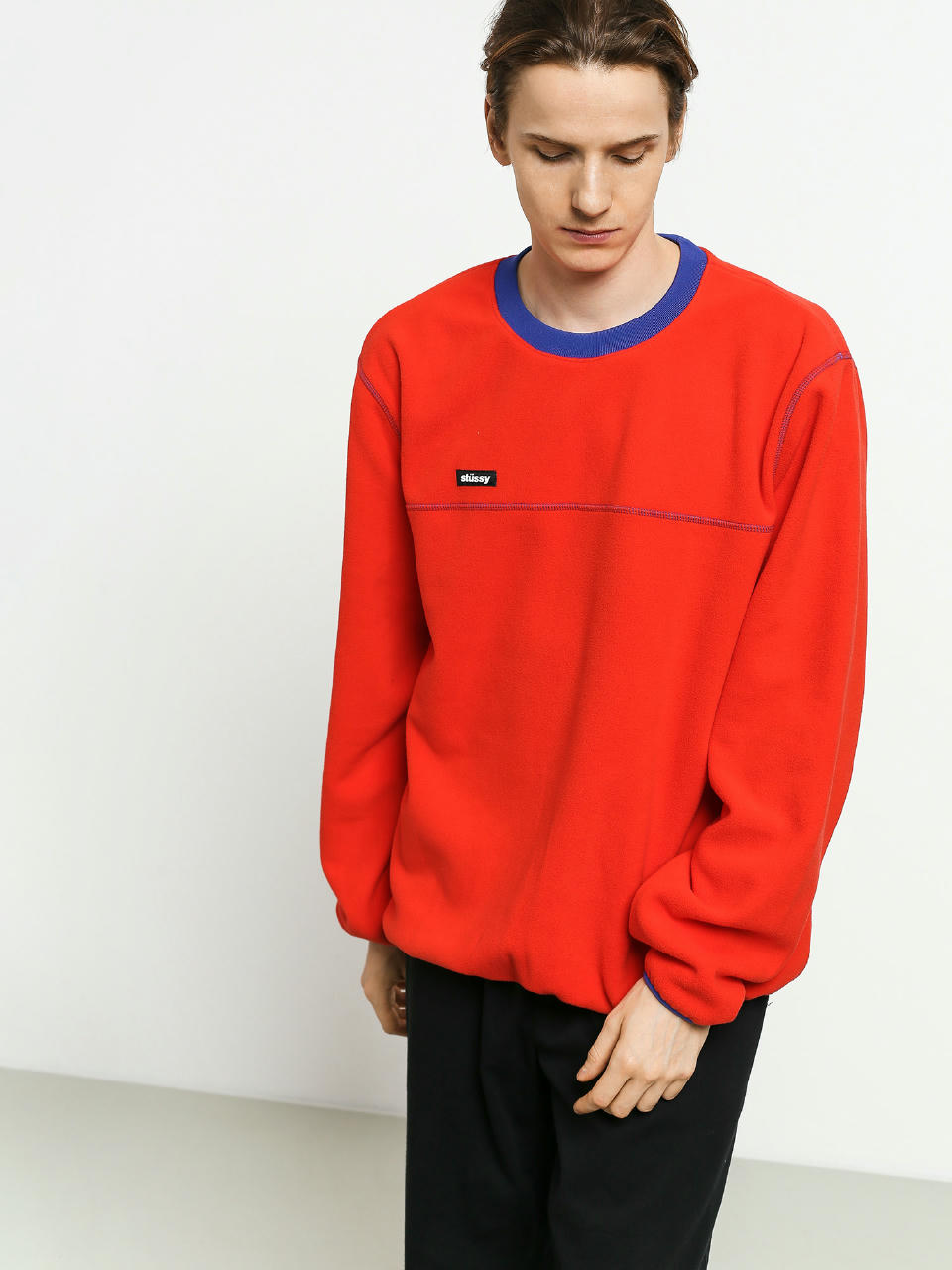 Bluza Stussy Polar Fleece (red)