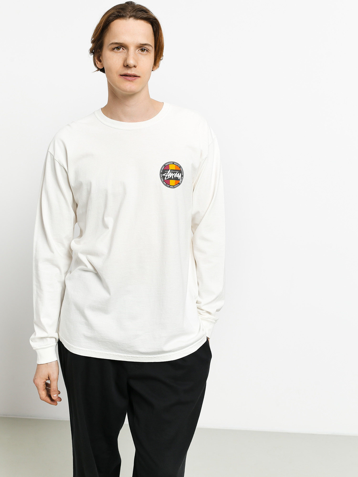 Longsleeve Stussy Surf Dot Pig Dyed (natural)