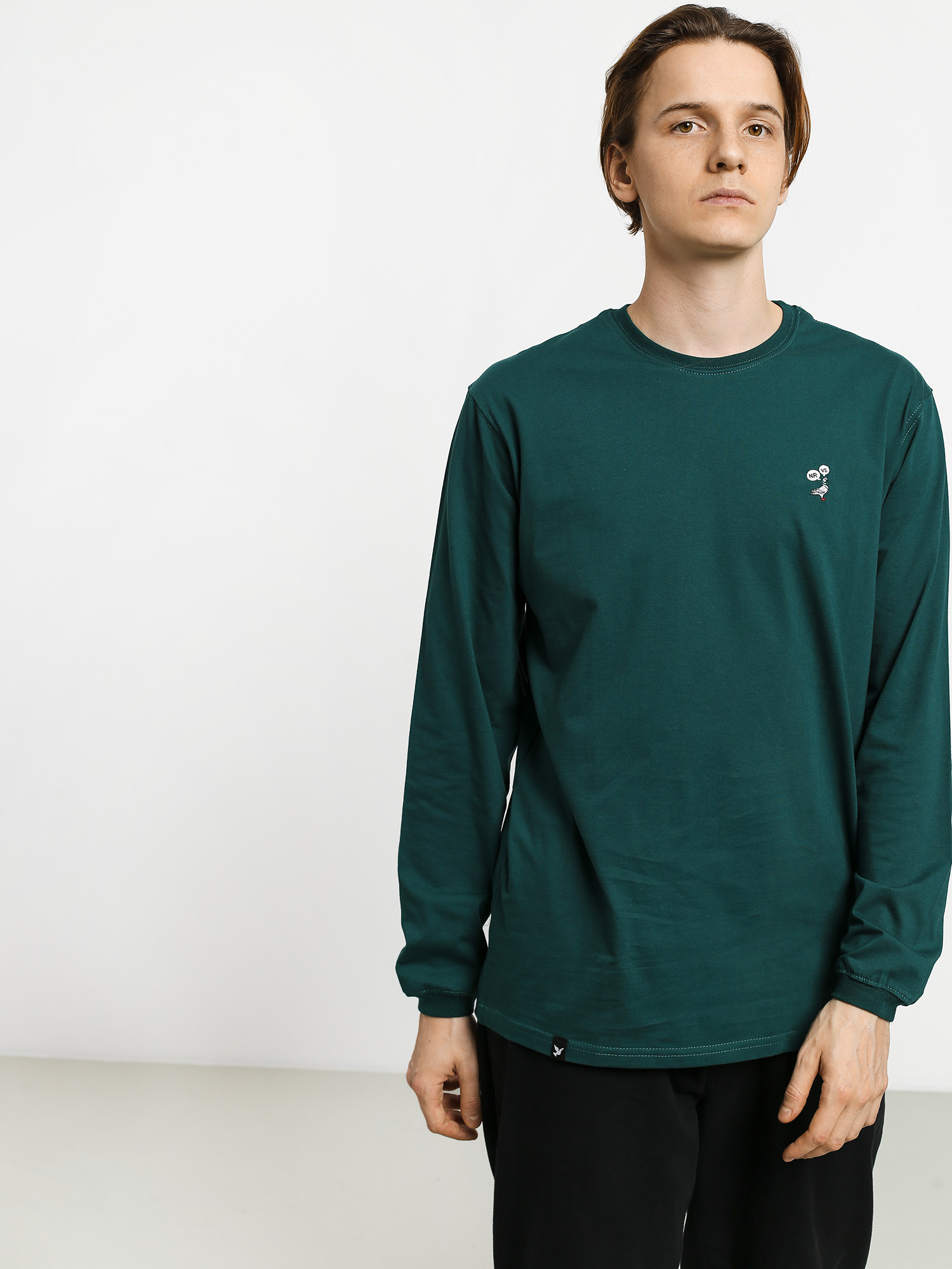 Longsleeve Nervous Pigeon (spurce)