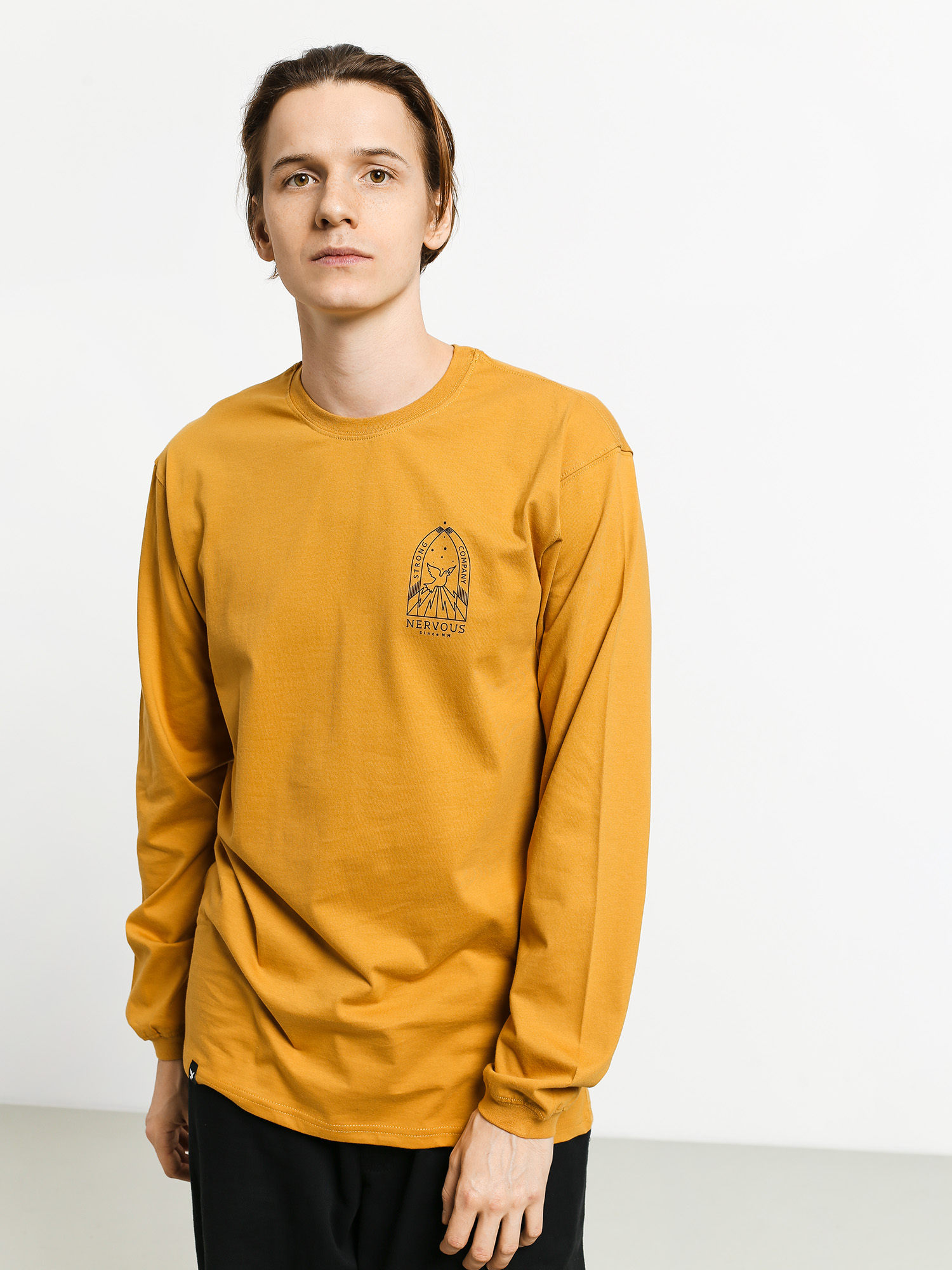 Longsleeve Nervous Nightly (mustard)