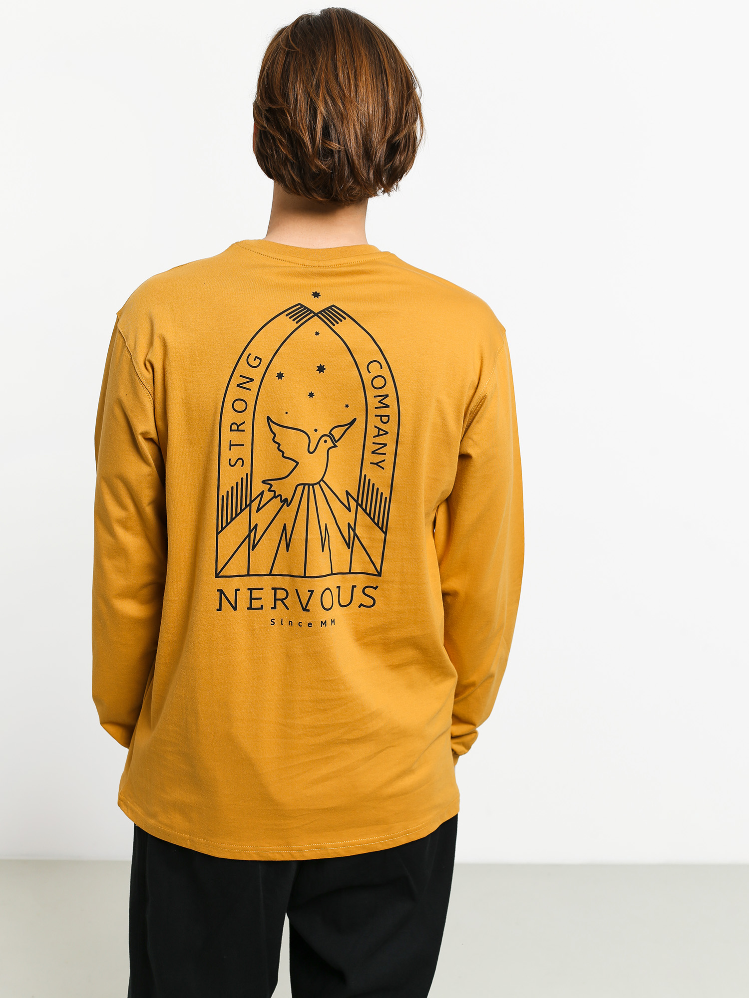 Longsleeve Nervous Nightly (mustard)