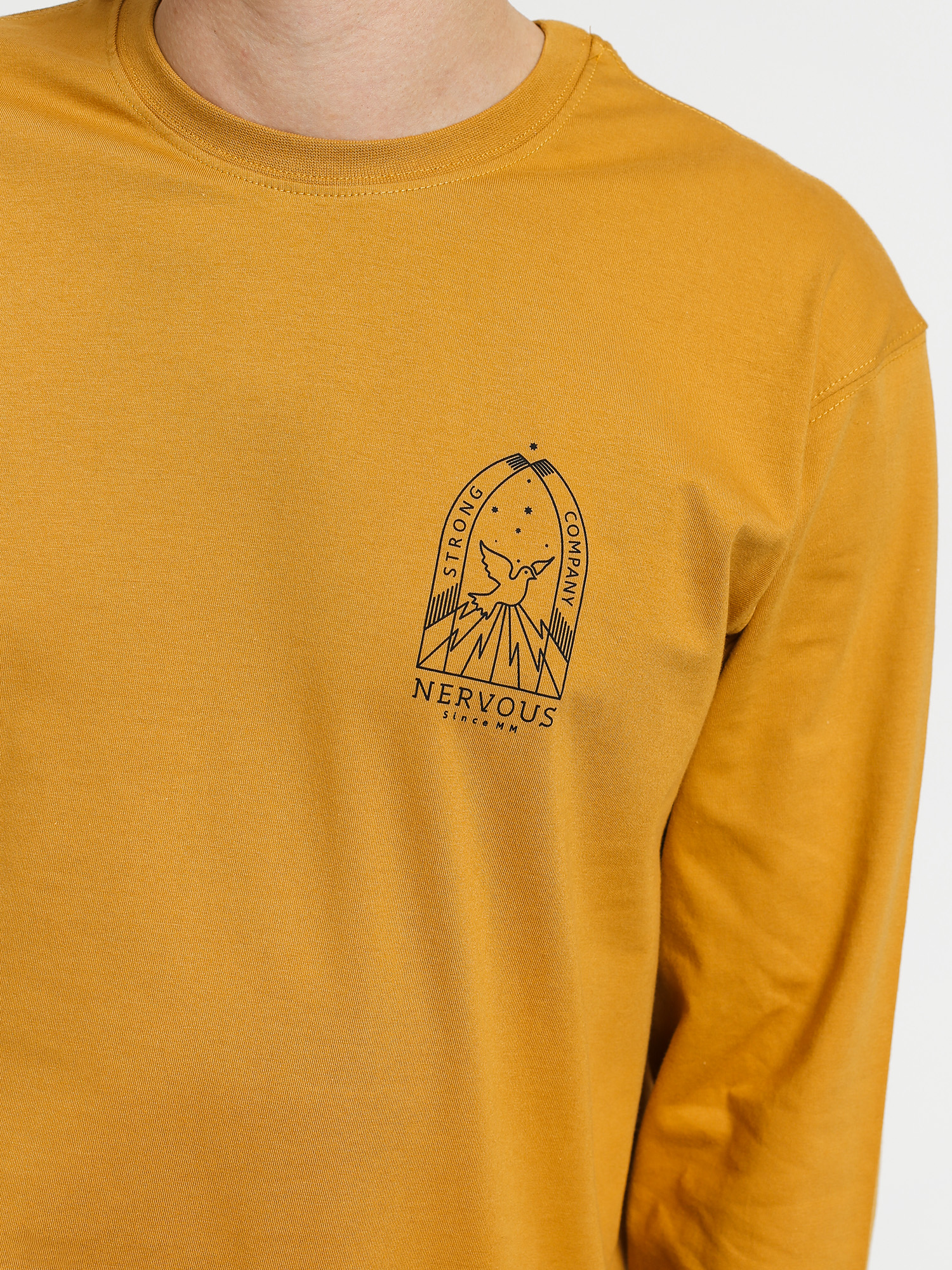 Longsleeve Nervous Nightly (mustard)