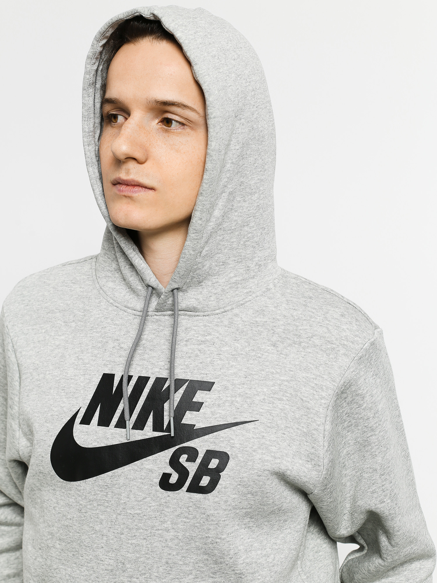 Bluza z kapturem Nike SB Sb Icon HD (dk grey heather/black)