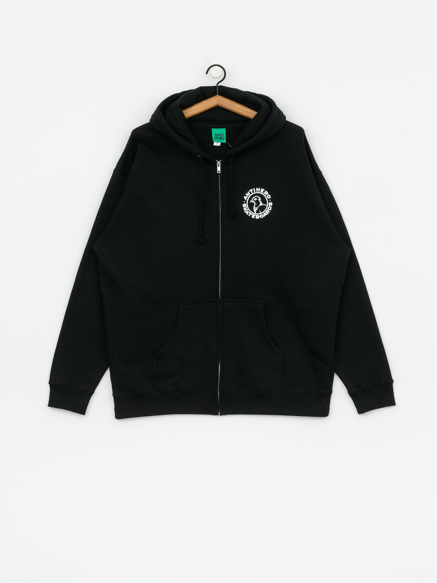 Bluza z kapturem Antihero Basic Pigeon Round ZHD (black)