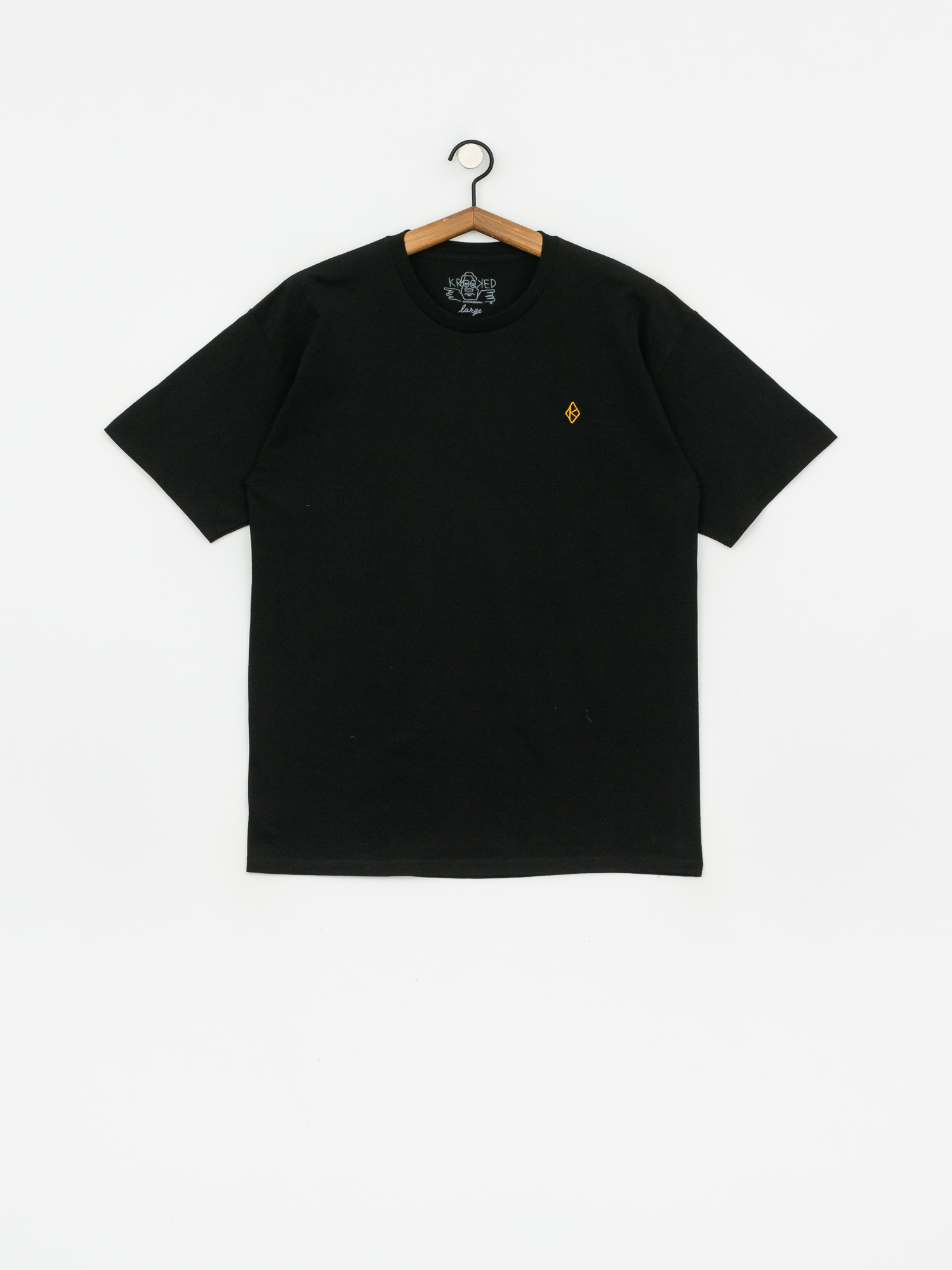 T-shirt Krooked Diamond K Emb (black)