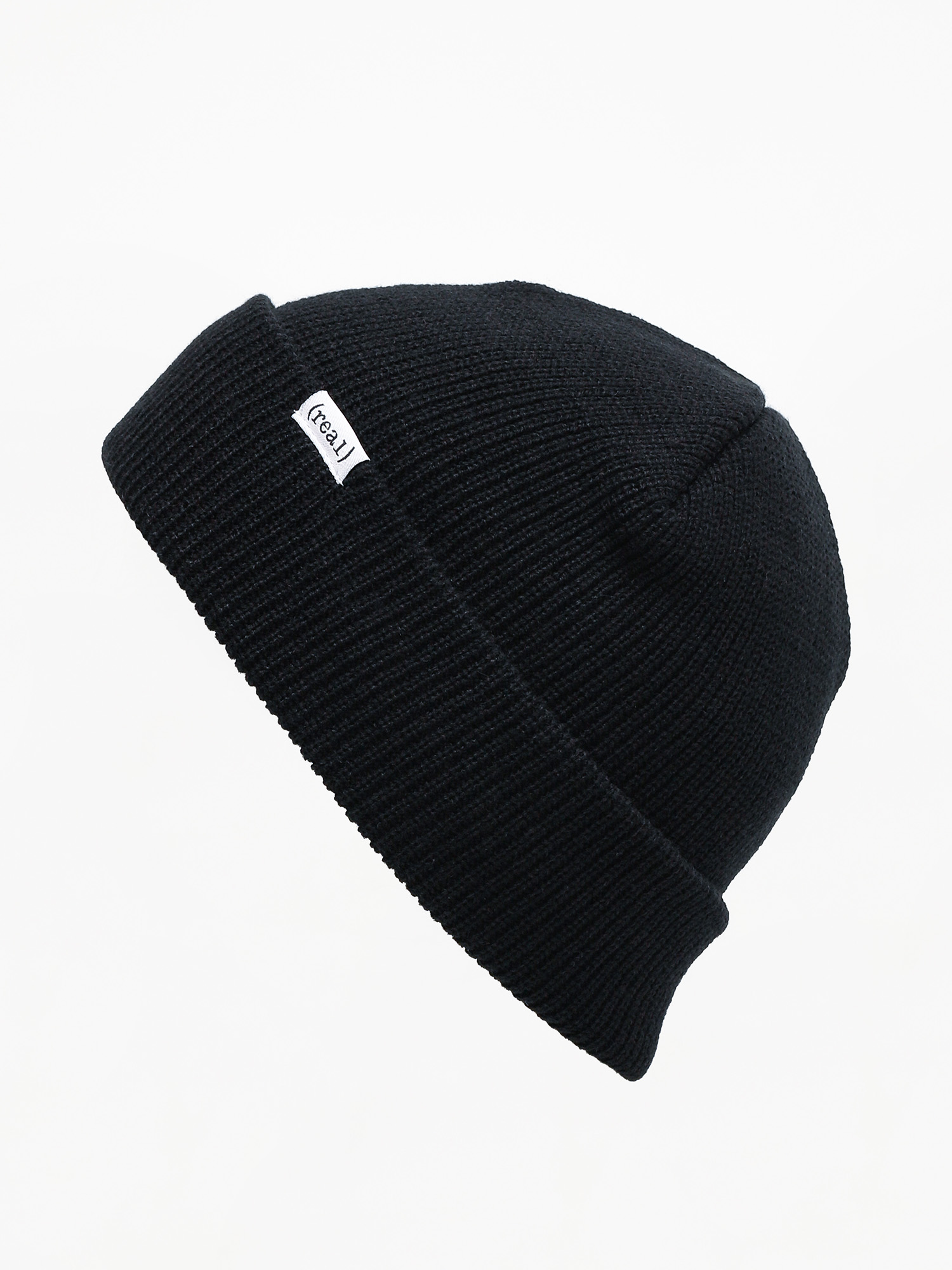 Czapka zimowa Real Beanie Lower Cuff (black/white)