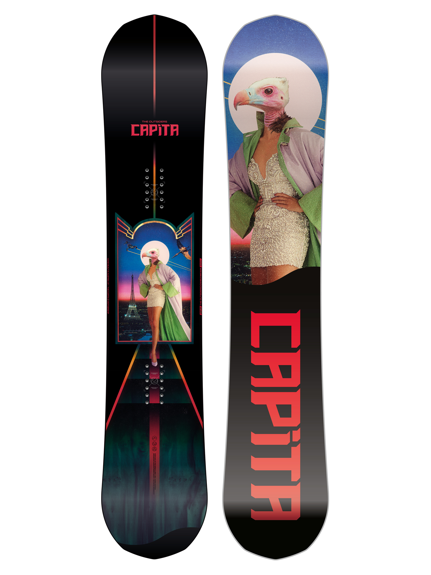 Męska Deska snowboardowa Capita The Outsiders (multi 1/black/red)