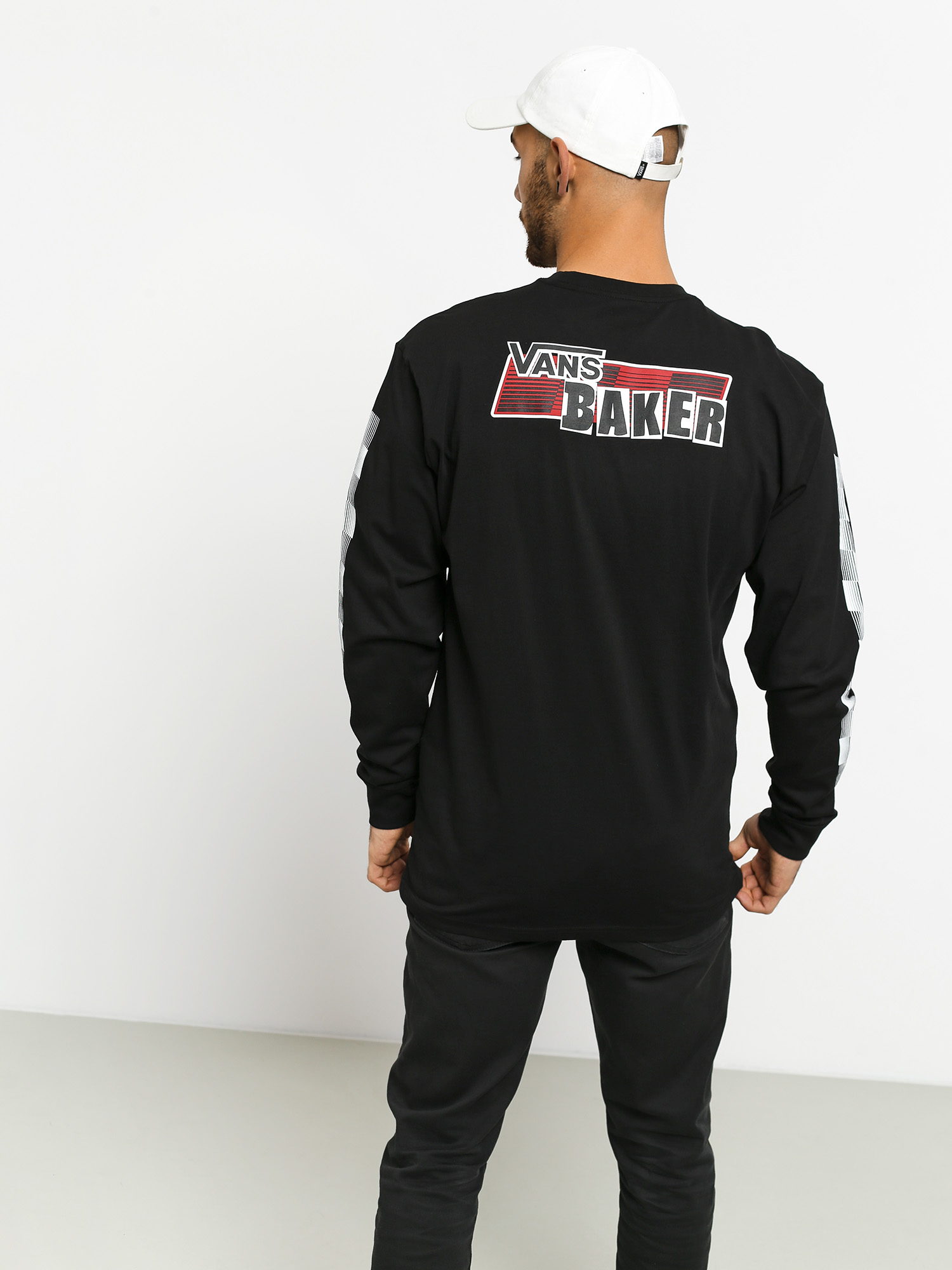 Longsleeve Vans X Baker Speed Check (black)