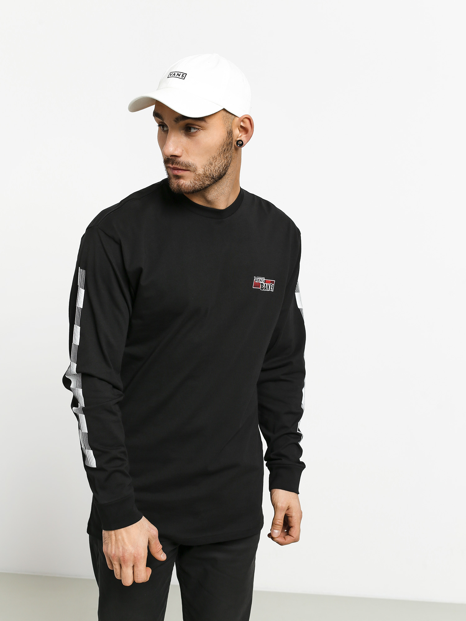 Longsleeve Vans X Baker Speed Check (black)