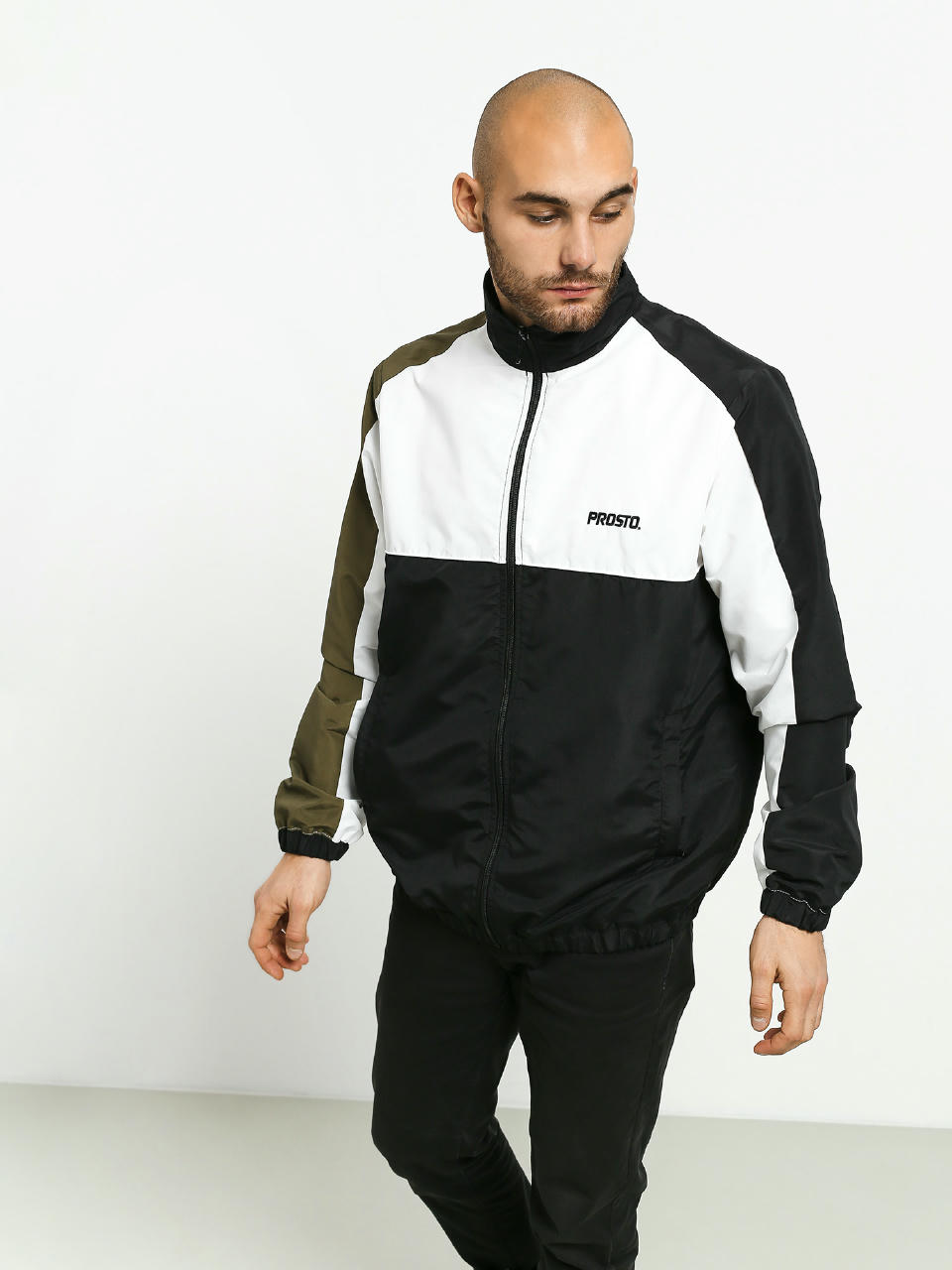 Bluza Prosto Tracksuit Clash (white/black)