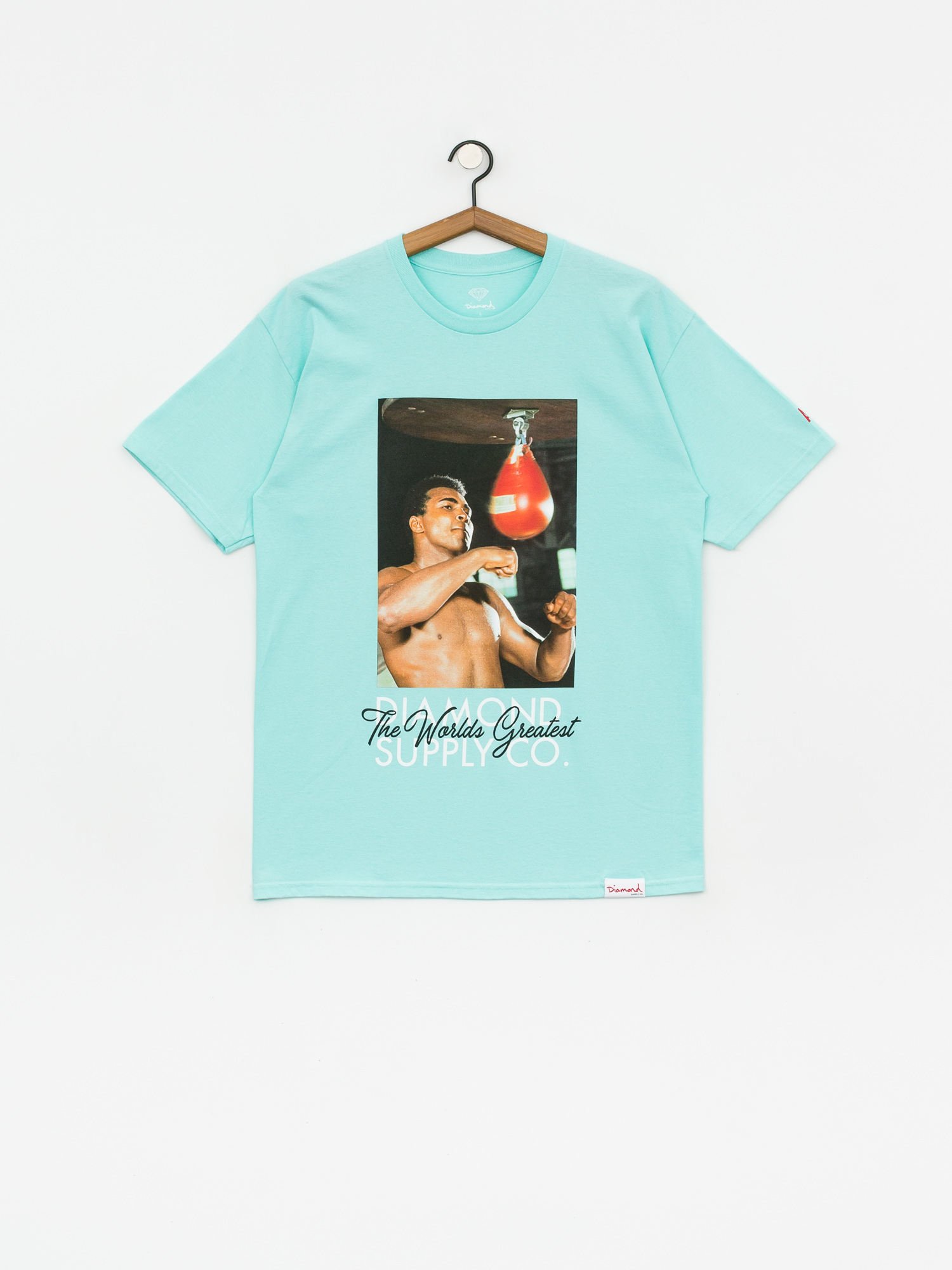 T-shirt Diamond Supply Co. Dmnd X Muhammad Ali World Greatest (diamond blue)