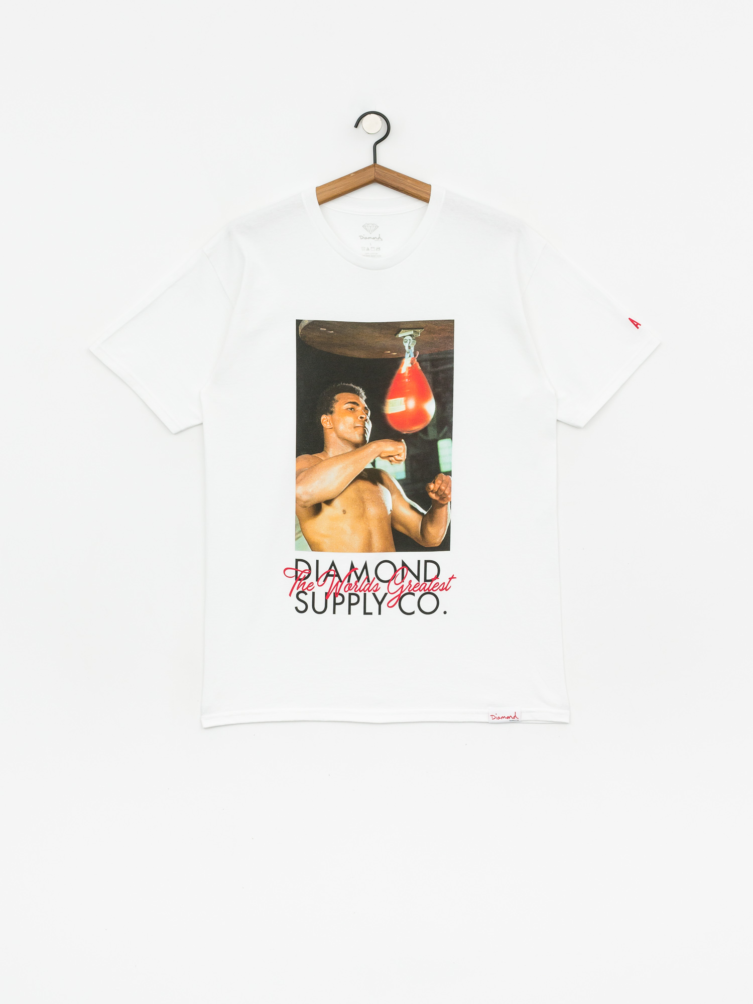 T-shirt Diamond Supply Co. Dmnd X Muhammad Ali World Greatest (white)