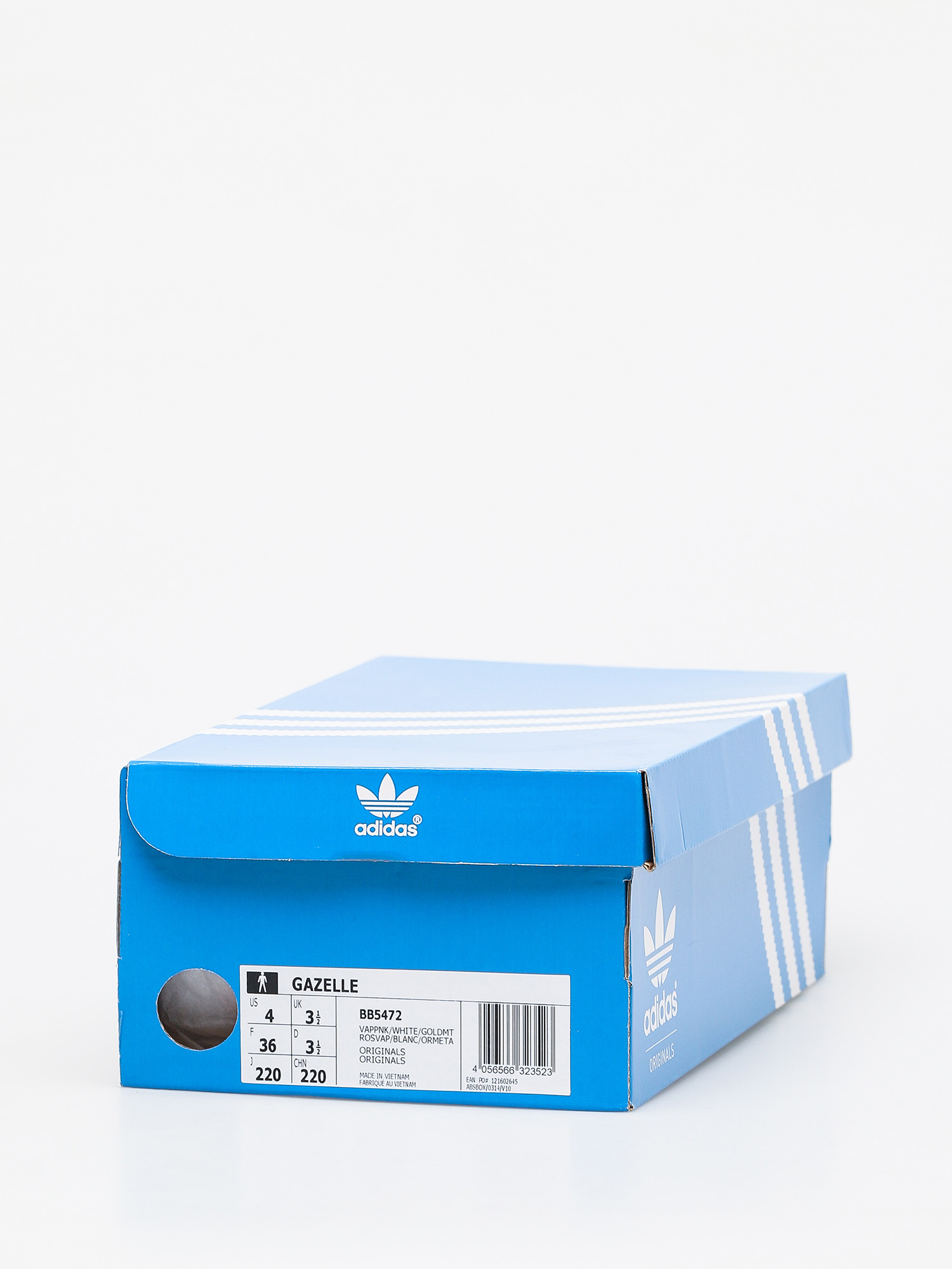 Buty adidas Gazelle (vapour pink/white/gold met)