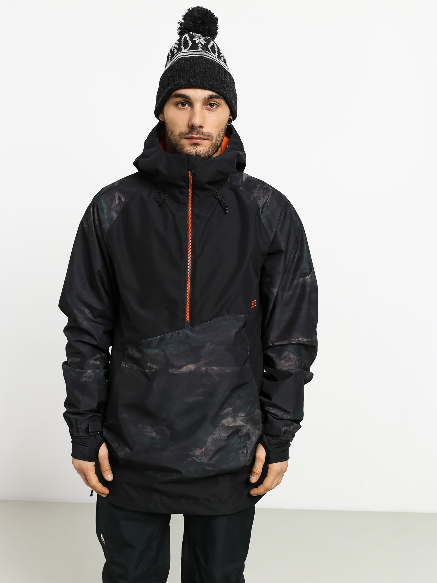 Męska Kurtka snowboardowa ThirtyTwo Jp Anorak (black)