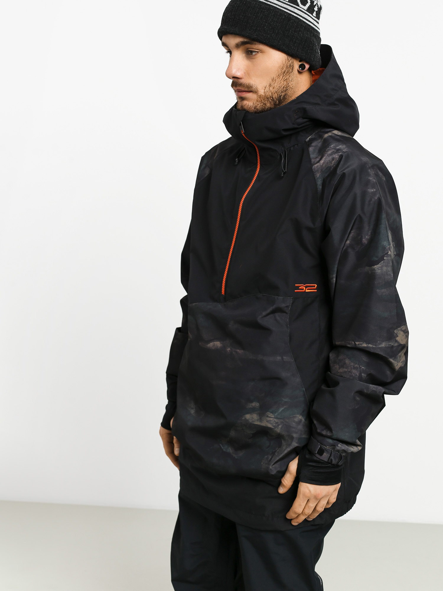 Męska Kurtka snowboardowa ThirtyTwo Jp Anorak (black)