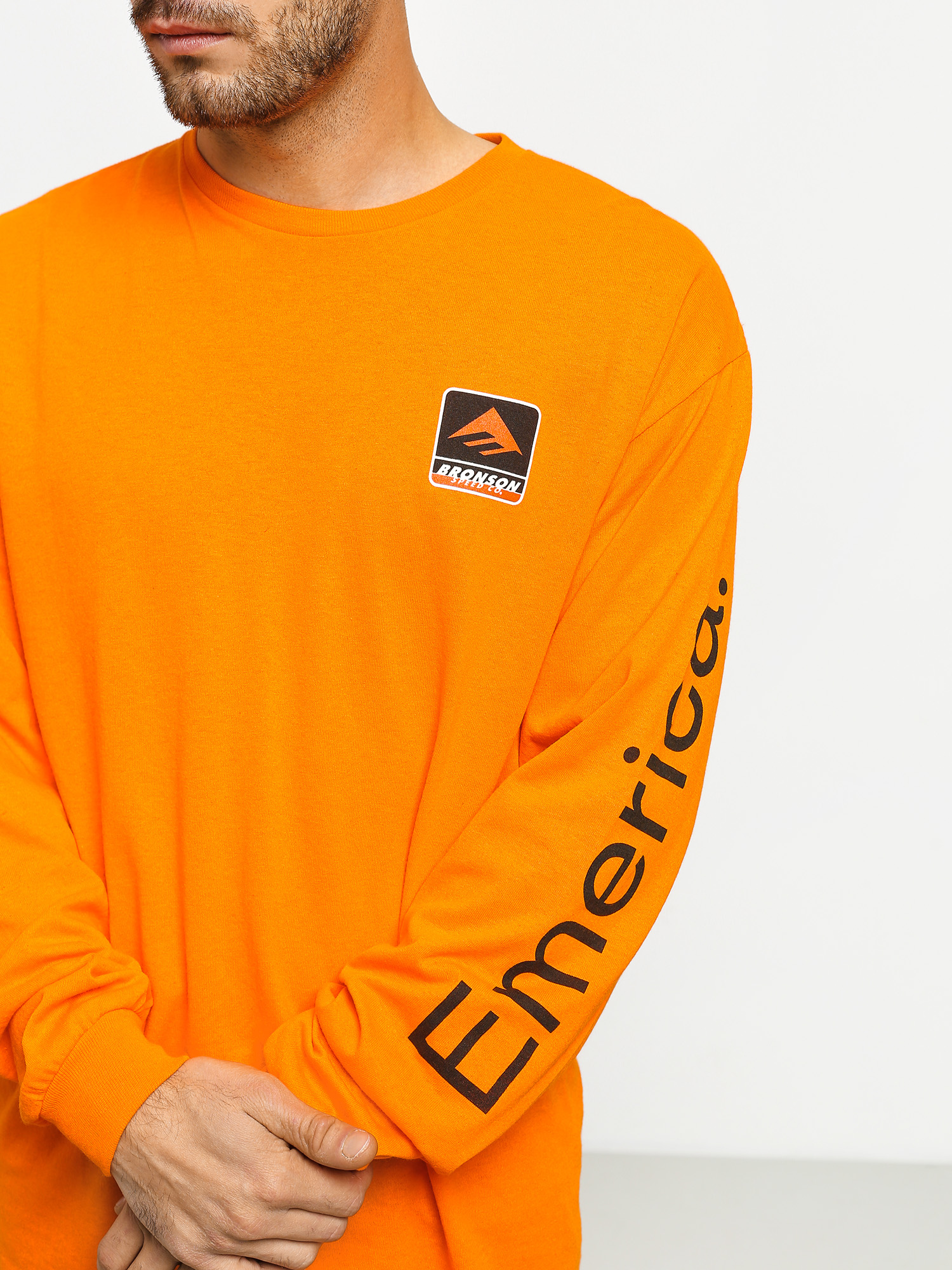 Longsleeve Emerica Bronson (orange)