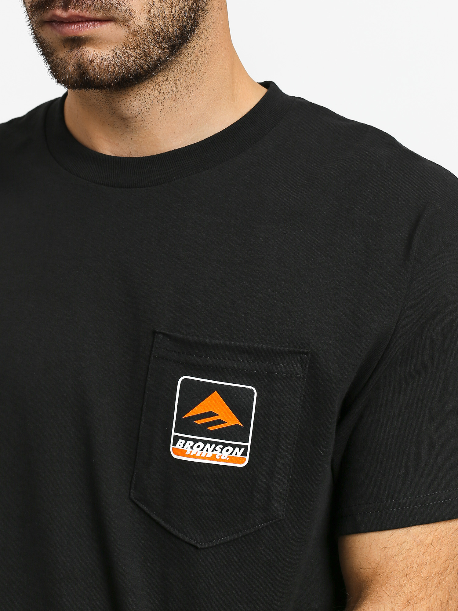 T-shirt Emerica Bronson Pocket (black)