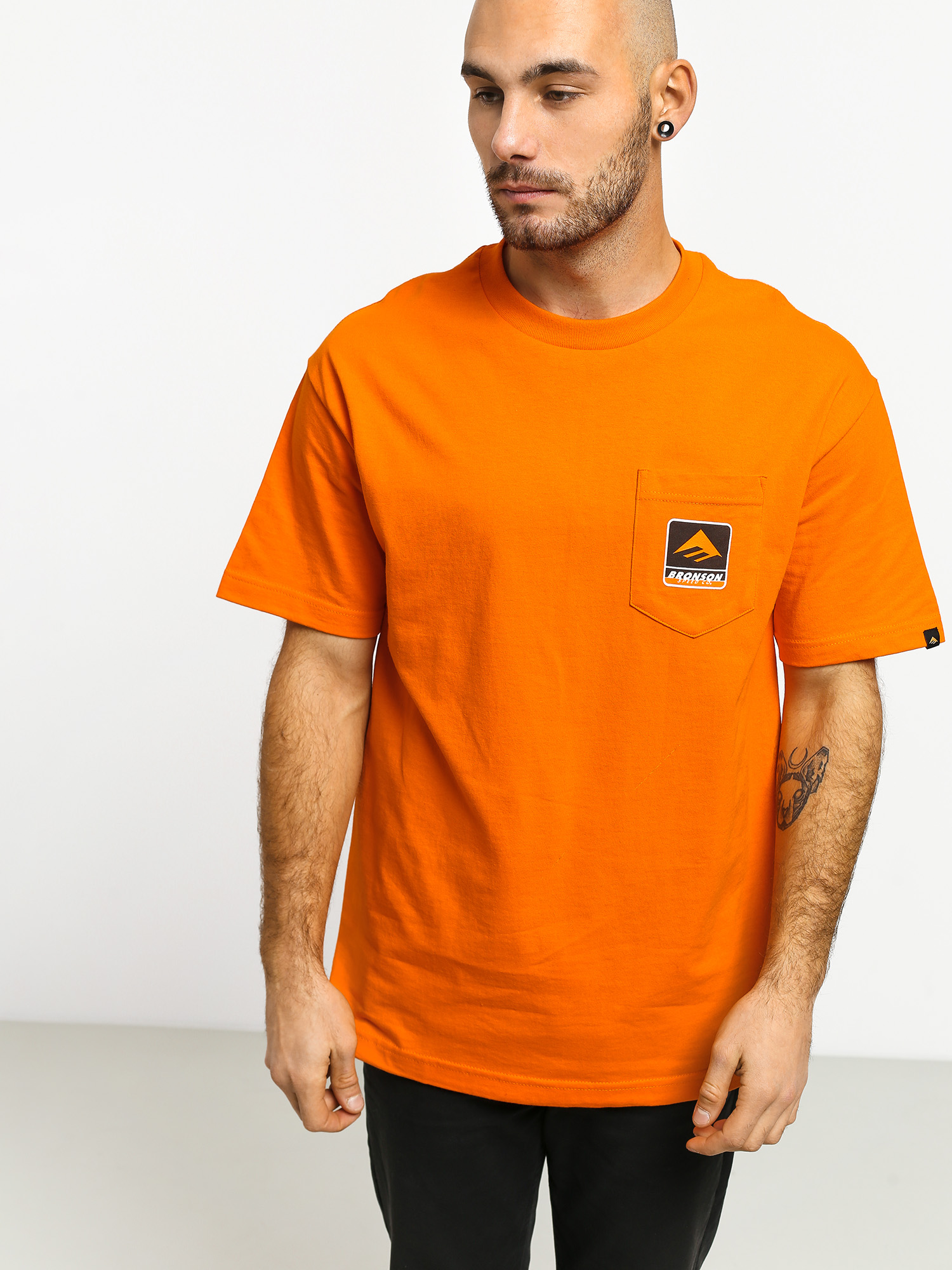 T-shirt Emerica Bronson Pocket (orange)