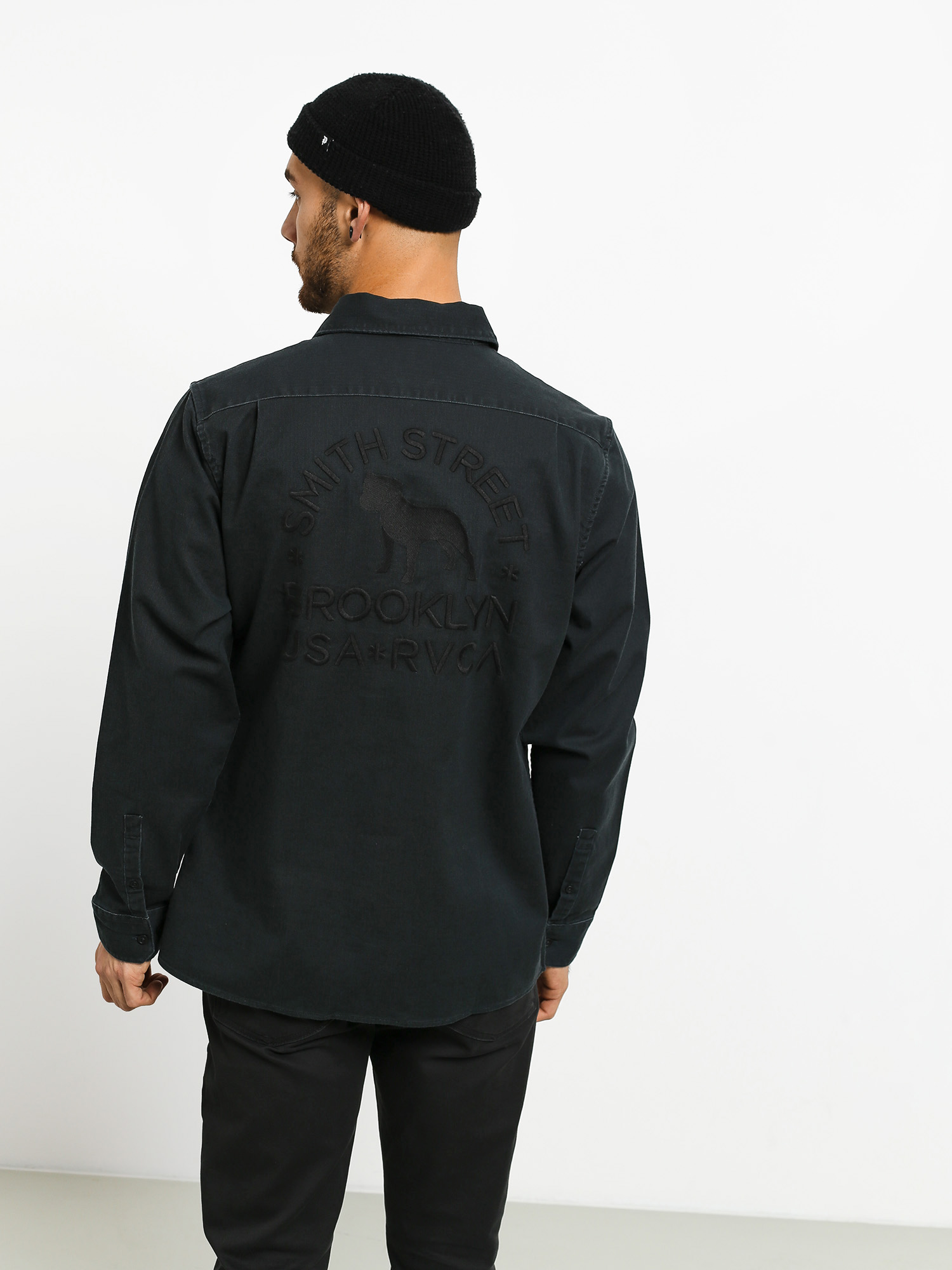 Koszula RVCA Smith Street Ls (black)