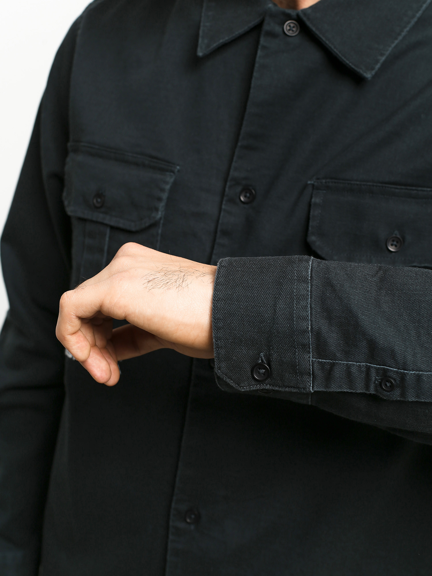 Koszula RVCA Smith Street Ls (black)