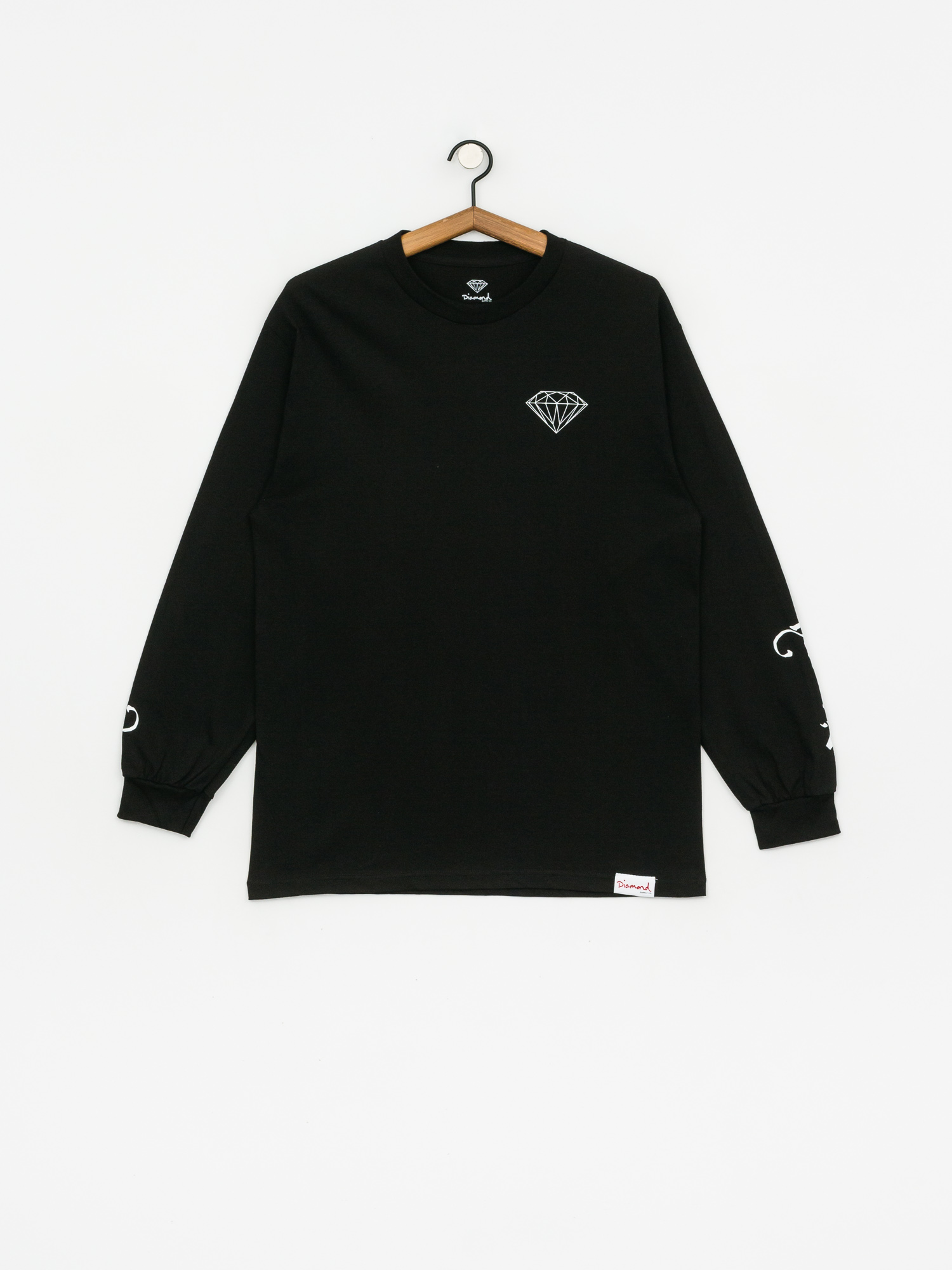 Longsleeve Diamond Supply Co. Double Read (black)