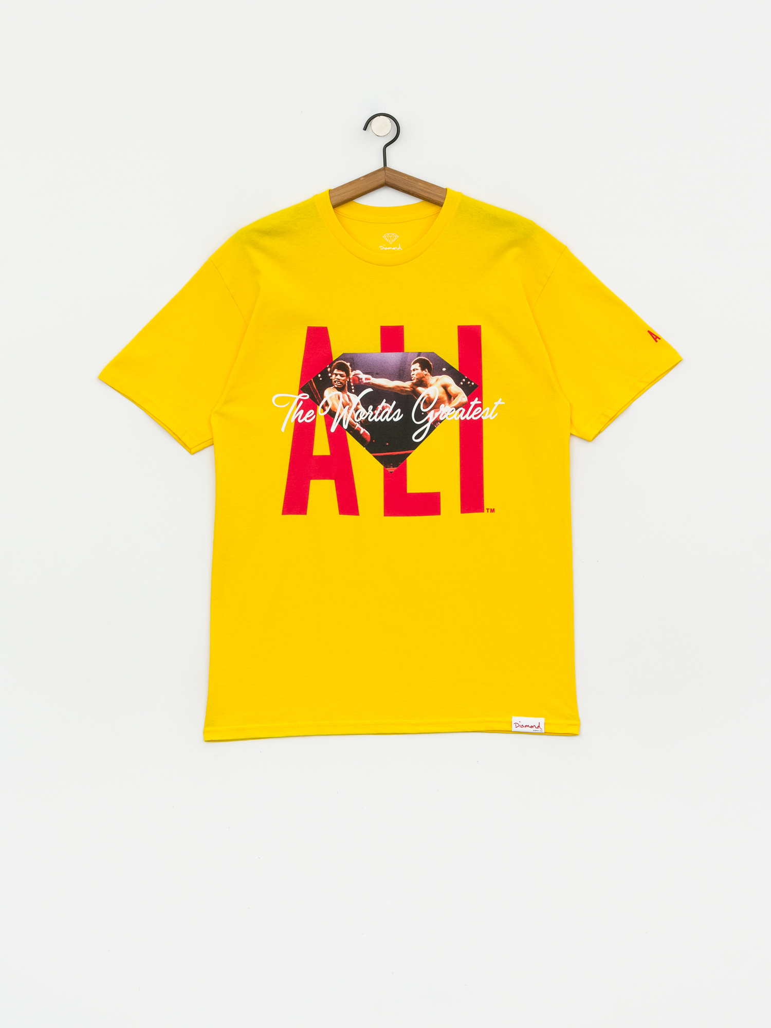T-shirt Diamond Supply Co. Dmnd X Muhammad Ali Ali Sign (yellow)