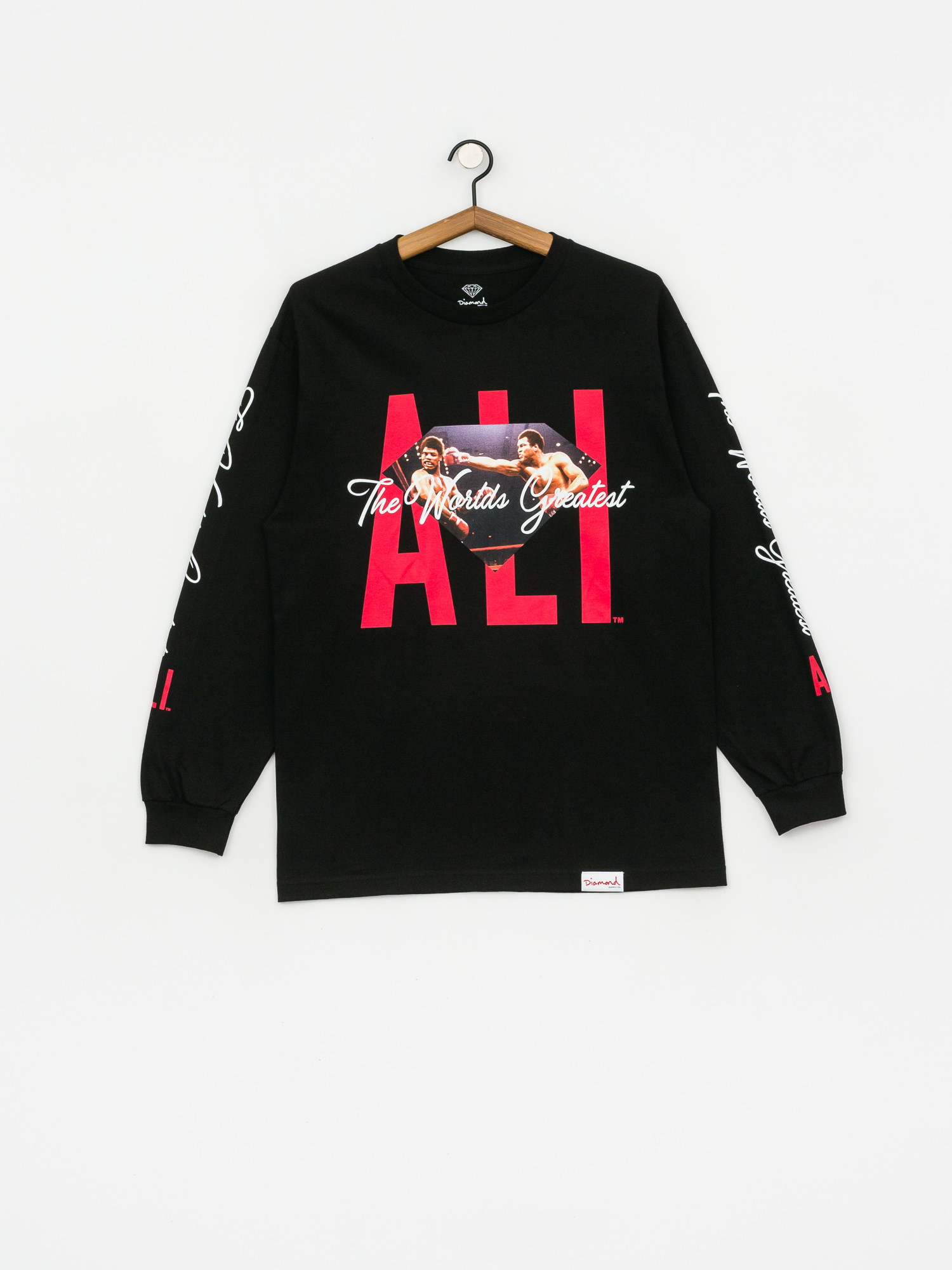 Longsleeve Diamond Supply Co. Dmnd X Muhammad Ali Ali Sign (black)
