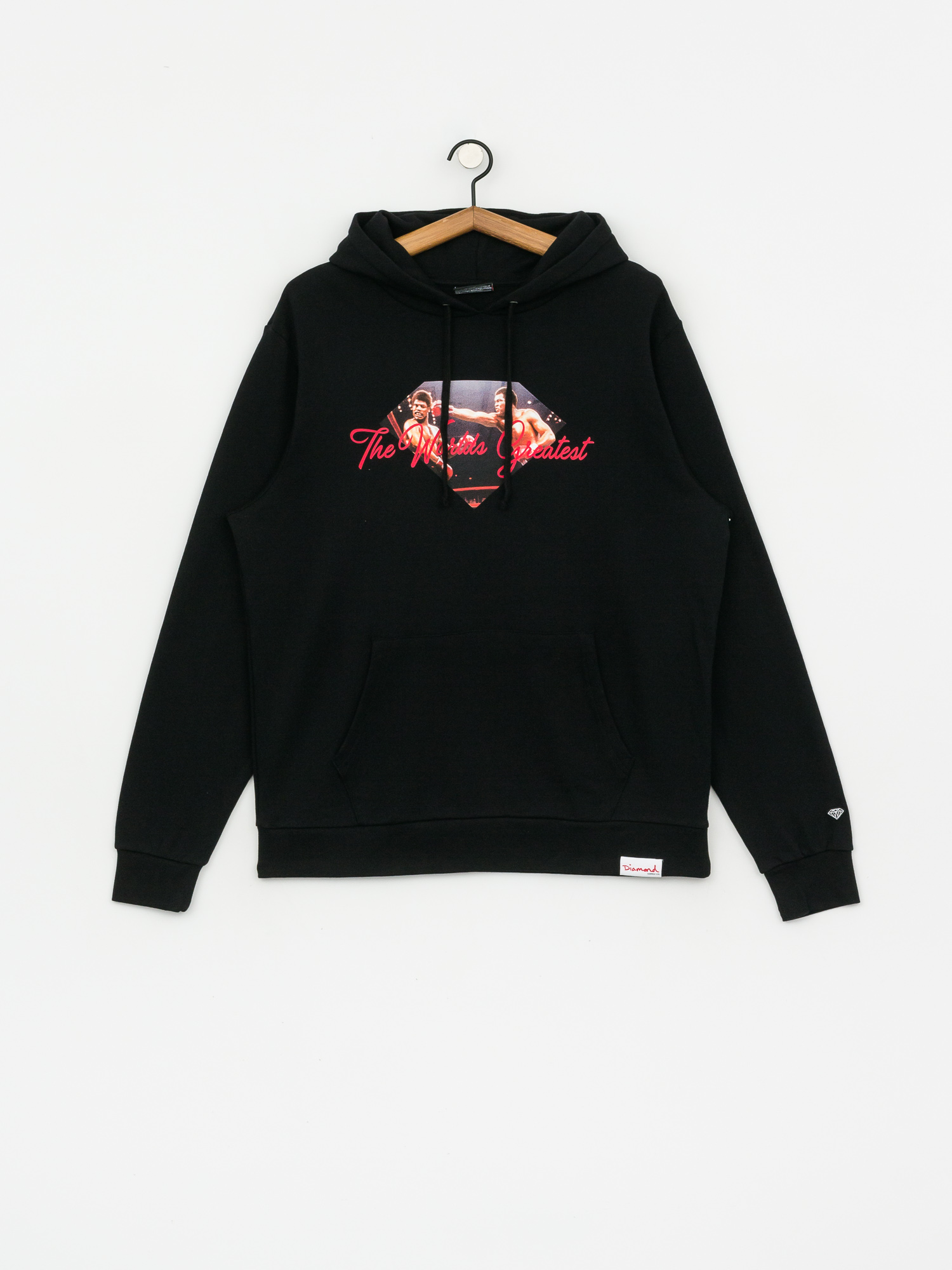 Bluza z kapturem Diamond Supply Co. Dmnd X Muhammad Ali Ali Sign HD (black)