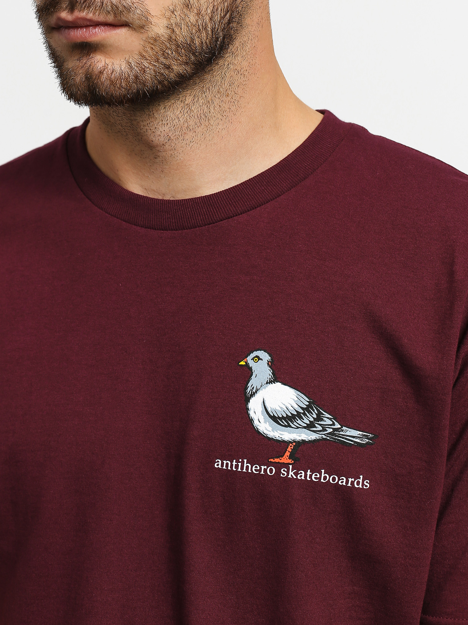 T-shirt Antihero Lil Pigeon (burgundy)