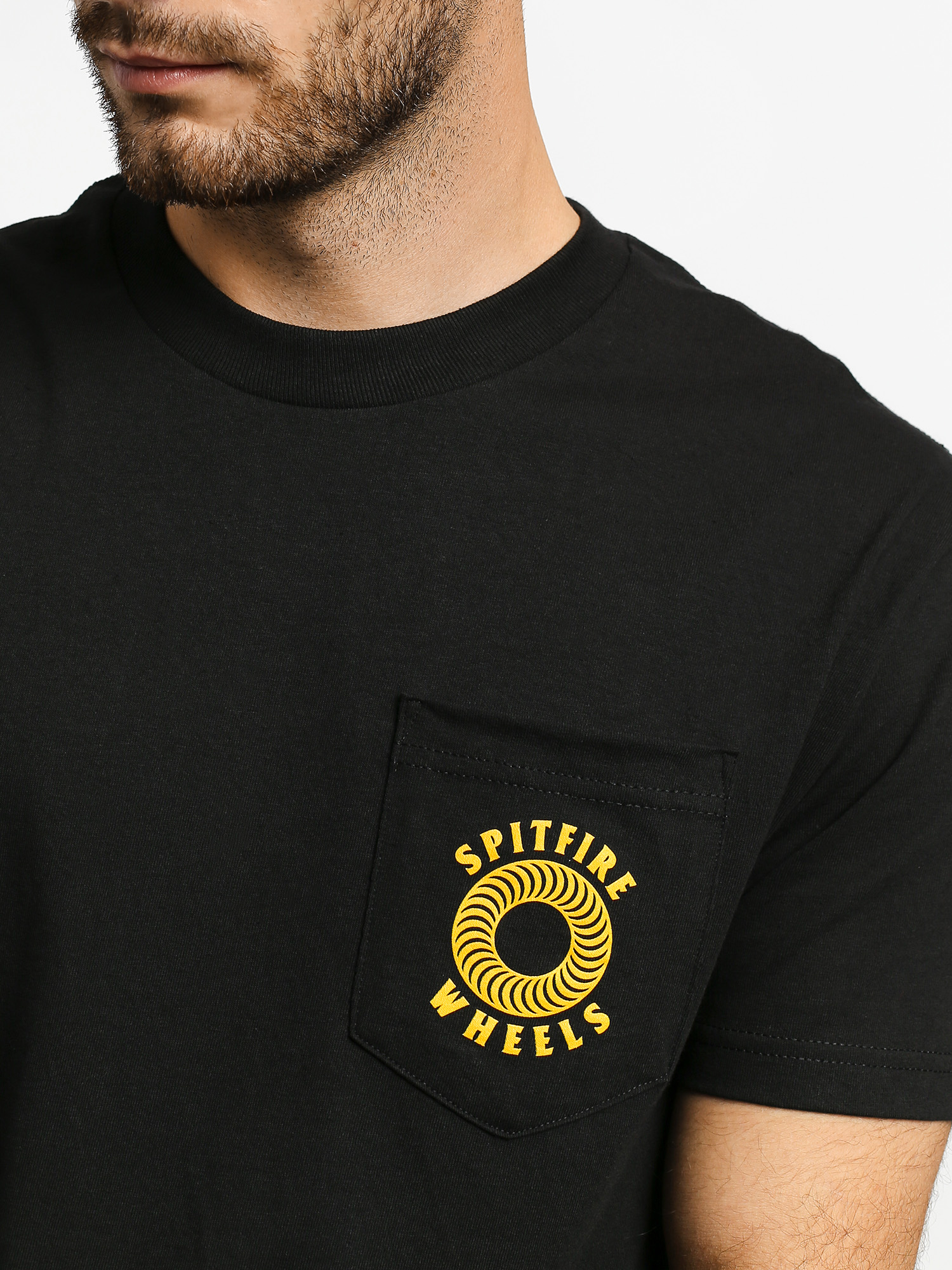T-shirt Spitfire Og Clssc Pkt (black/gold)