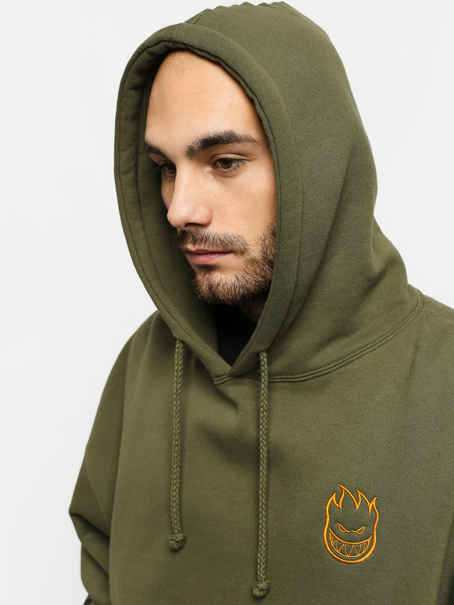 Bluza z kapturem Spitfire Lil Bghd Hmbr Emb HD (army)