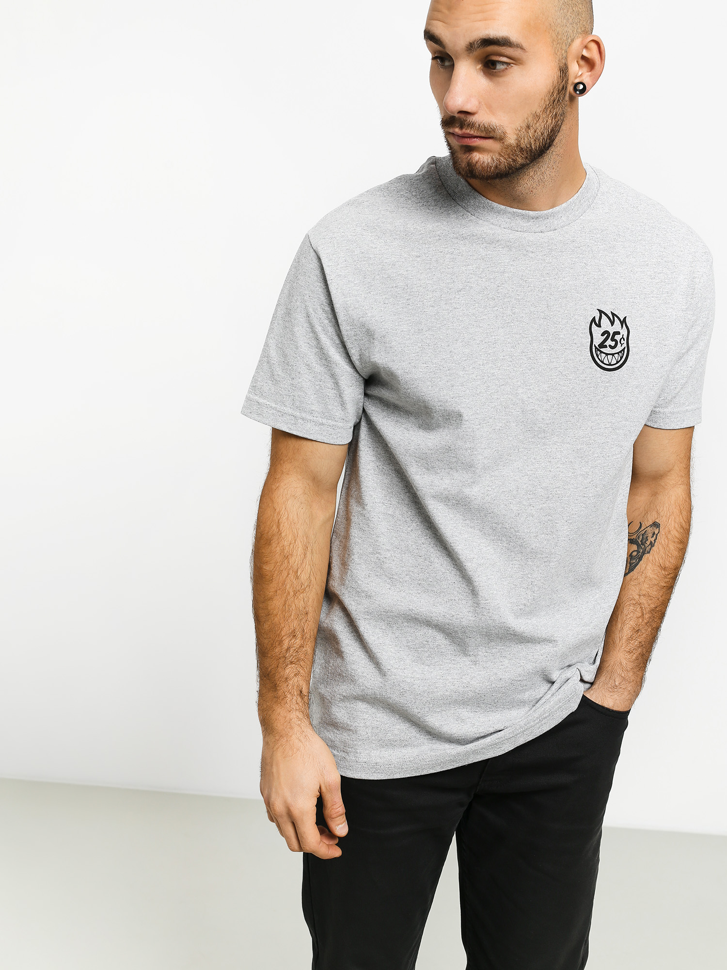 T-shirt Spitfire Snackman (heather grey)