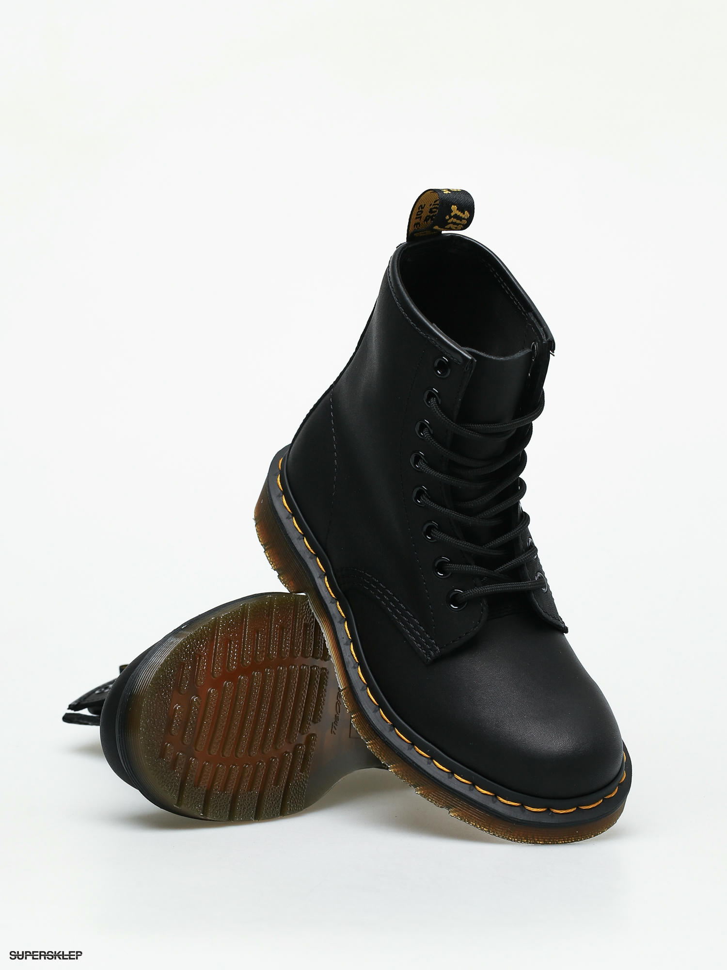 Doc martens clearance black greasy