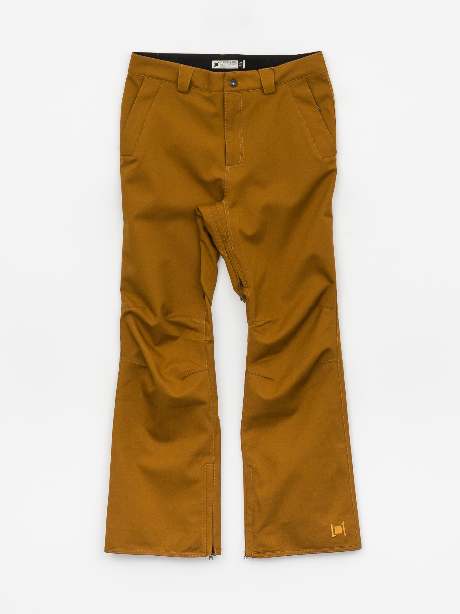 Męskie Spodnie snowboardowe L1 Premium Goods Slim Chino (tobacco)