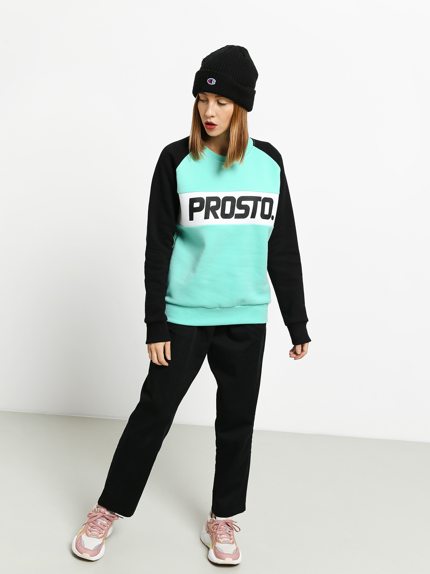 Bluza Prosto Post (mint/black)