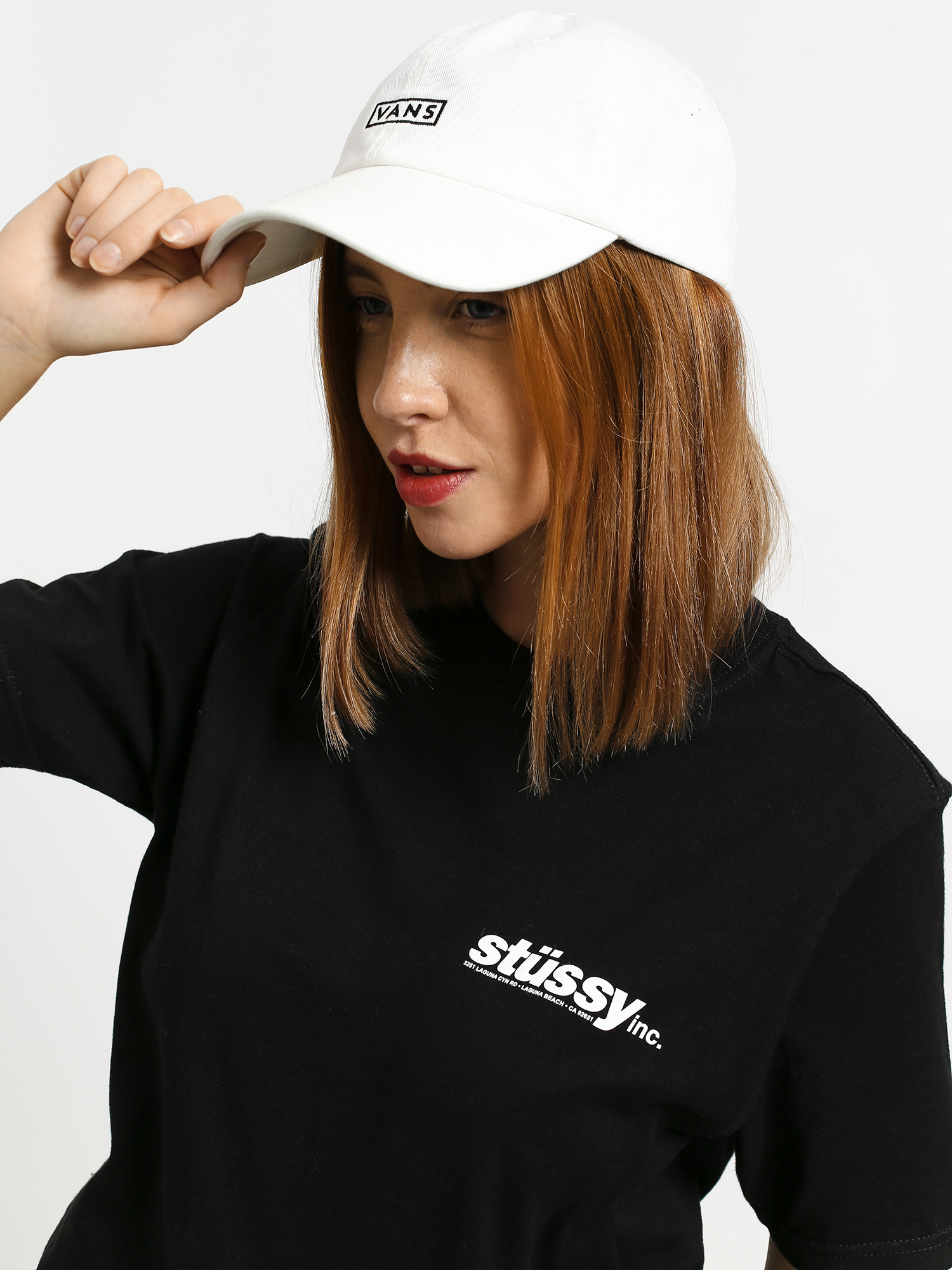 T-shirt Stussy Italic Wmn (black)