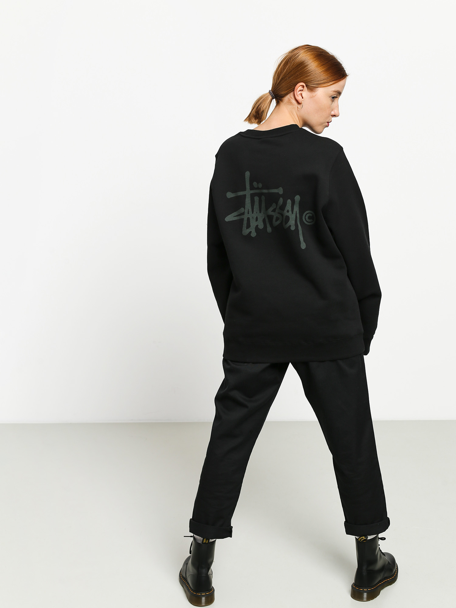 Bluza Stussy Basic Logo Wmn (black)