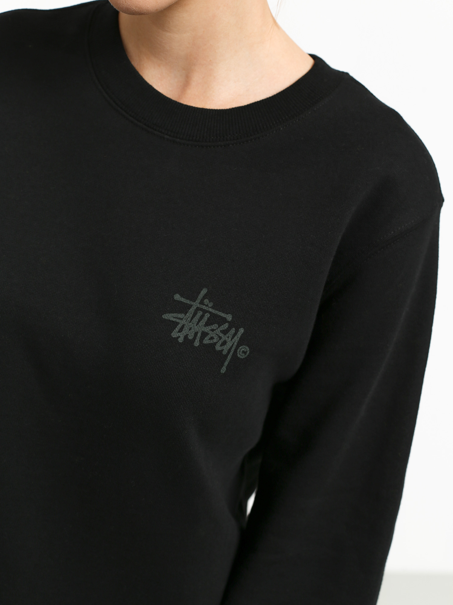 Bluza Stussy Basic Logo Wmn (black)