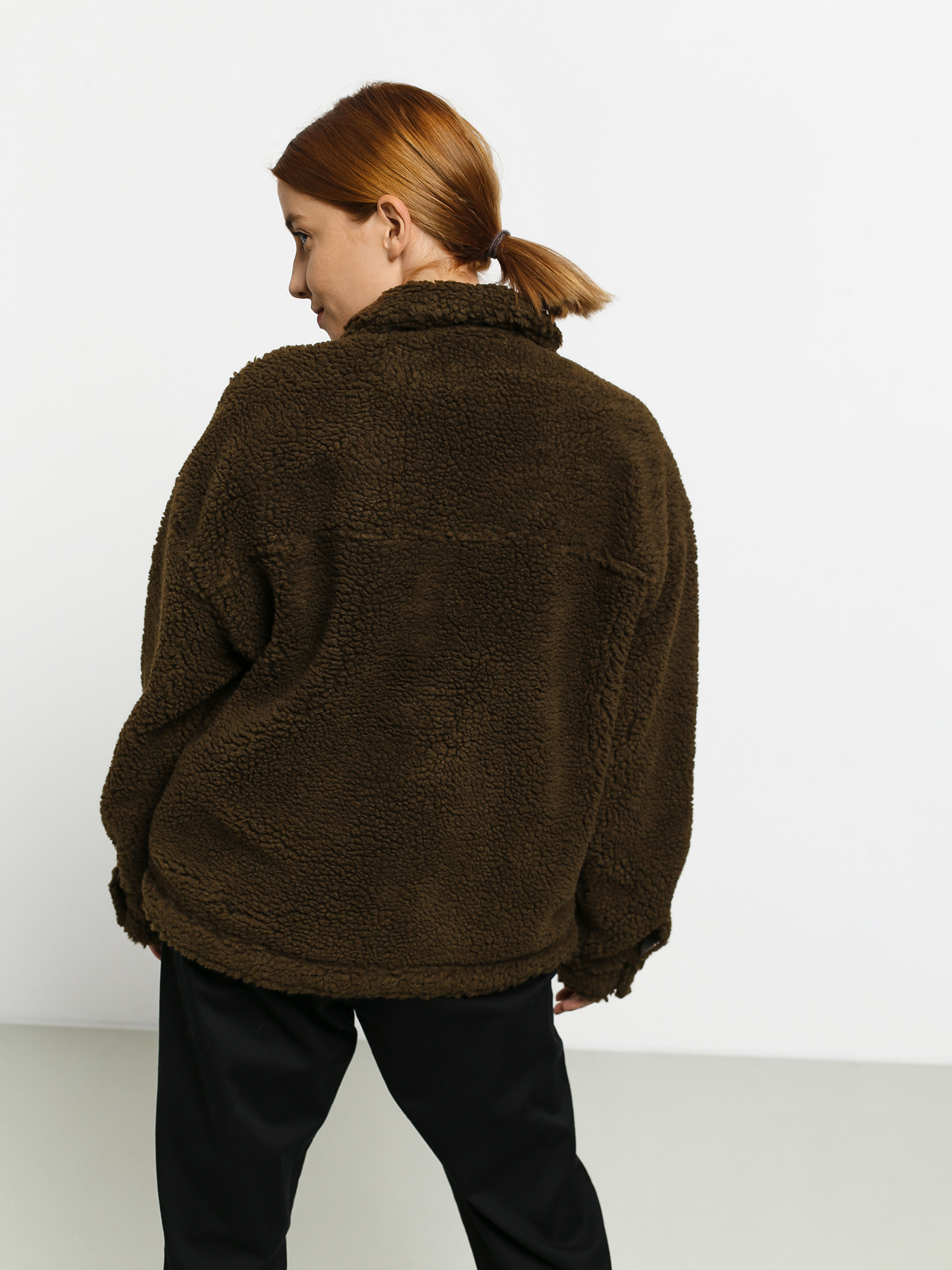 Kurtka Stussy Taryn Sherpa Trucker Wmn (brown)