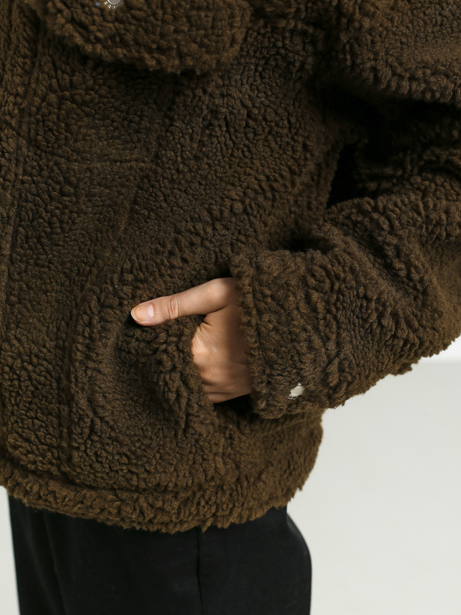 Kurtka Stussy Taryn Sherpa Trucker Wmn (brown)