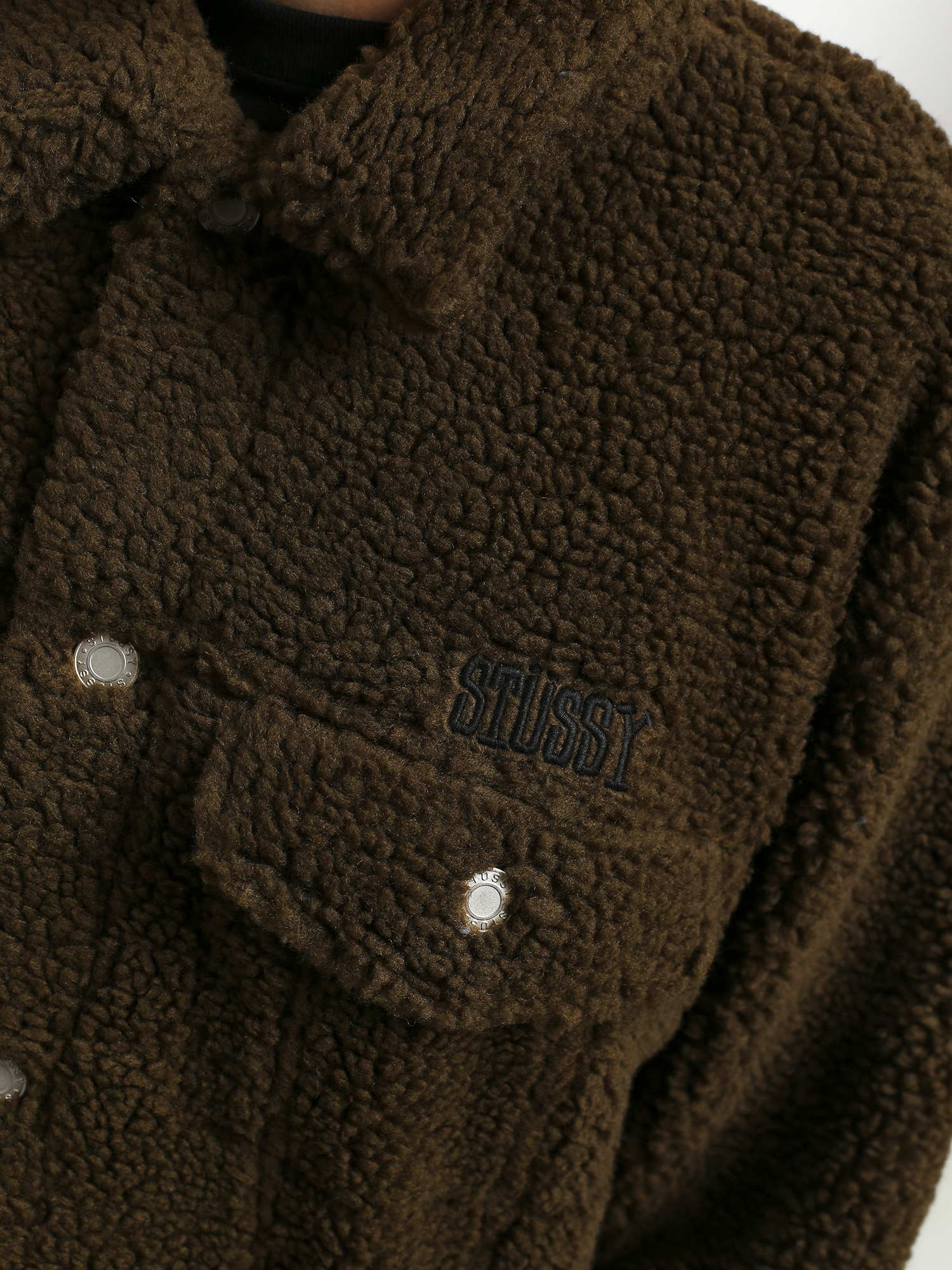 Kurtka Stussy Taryn Sherpa Trucker Wmn (brown)