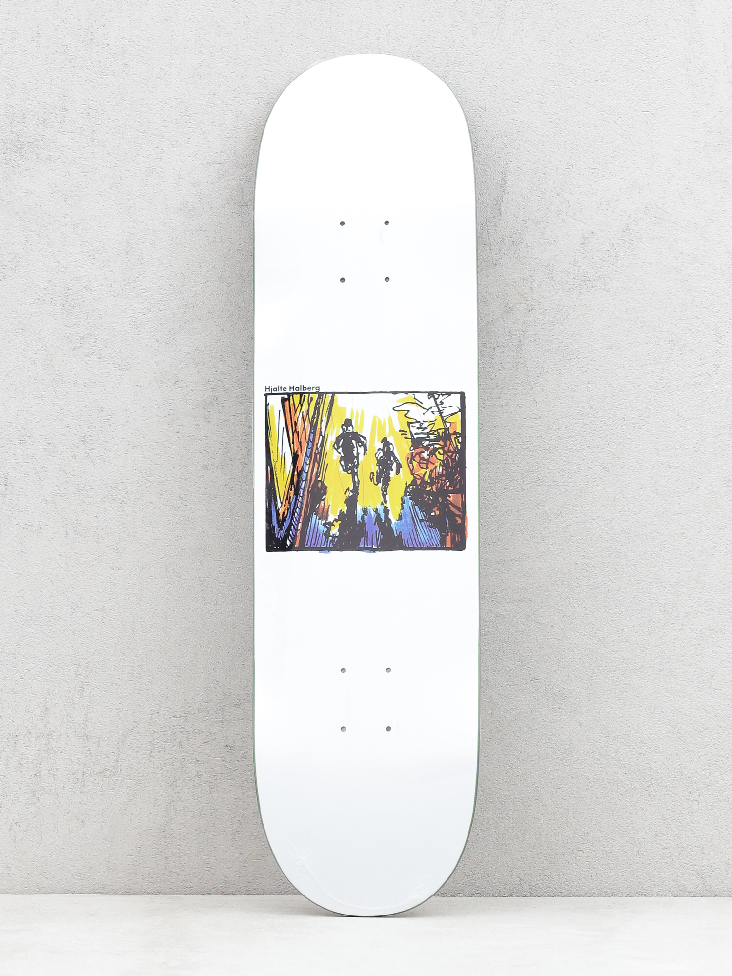 Deck Polar Skate Hjalte Halberg Run Away (white)