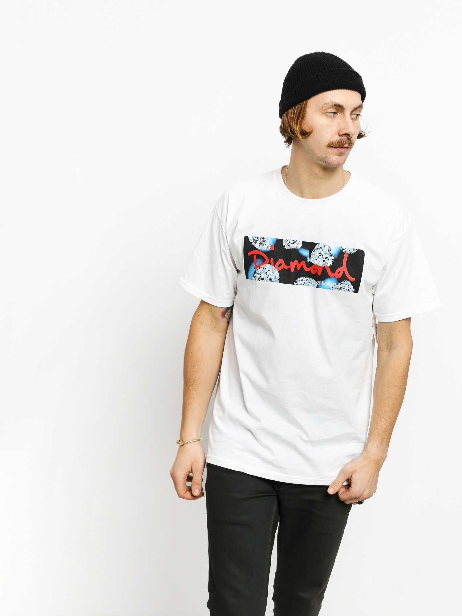 T-shirt Diamond Supply Co. Diamond Cuts (white)