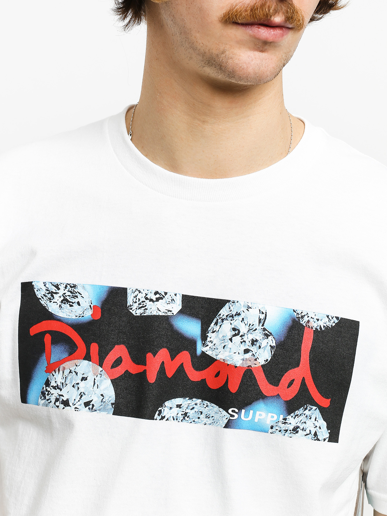 T-shirt Diamond Supply Co. Diamond Cuts (white)