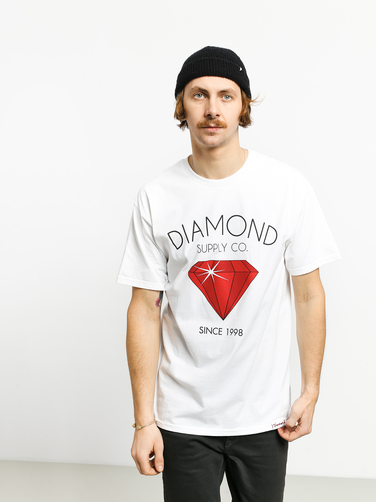 T-shirt Diamond Supply Co. Classic Diamond (white)