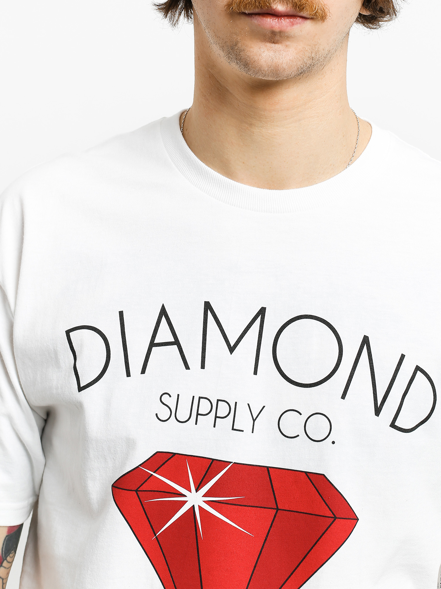 T-shirt Diamond Supply Co. Classic Diamond (white)