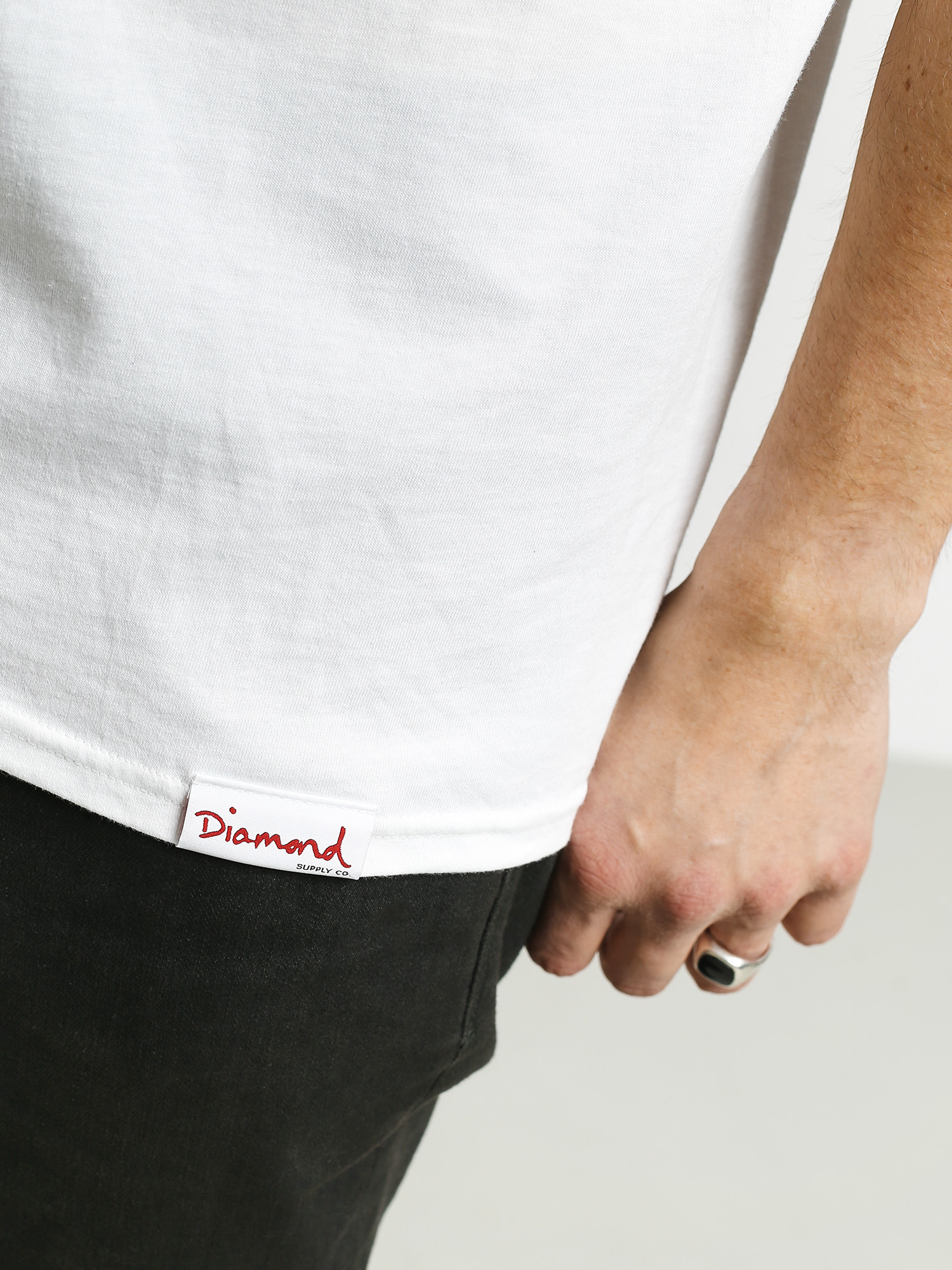T-shirt Diamond Supply Co. Classic Diamond (white)