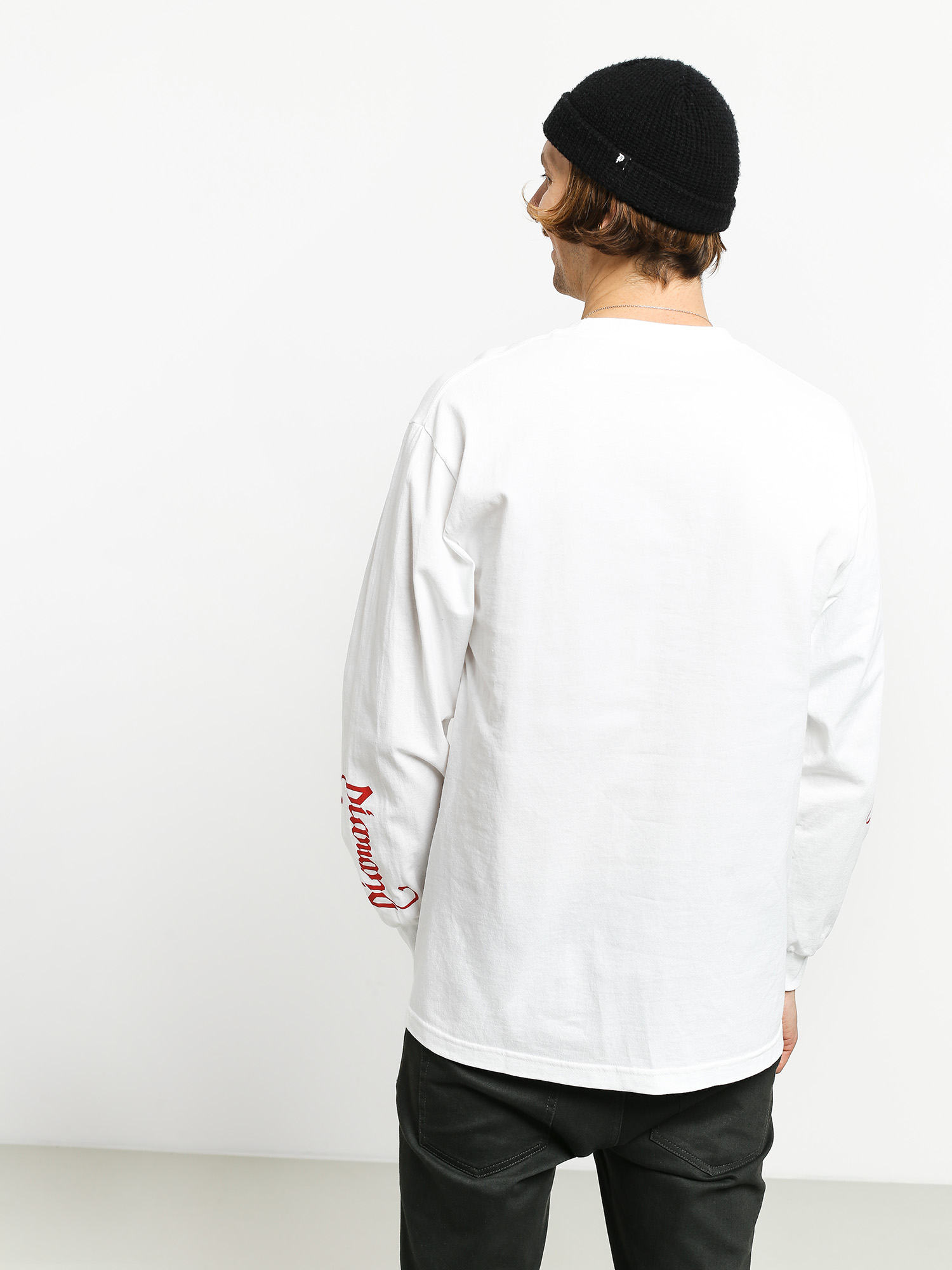 Longsleeve Diamond Supply Co. Double Read (white)